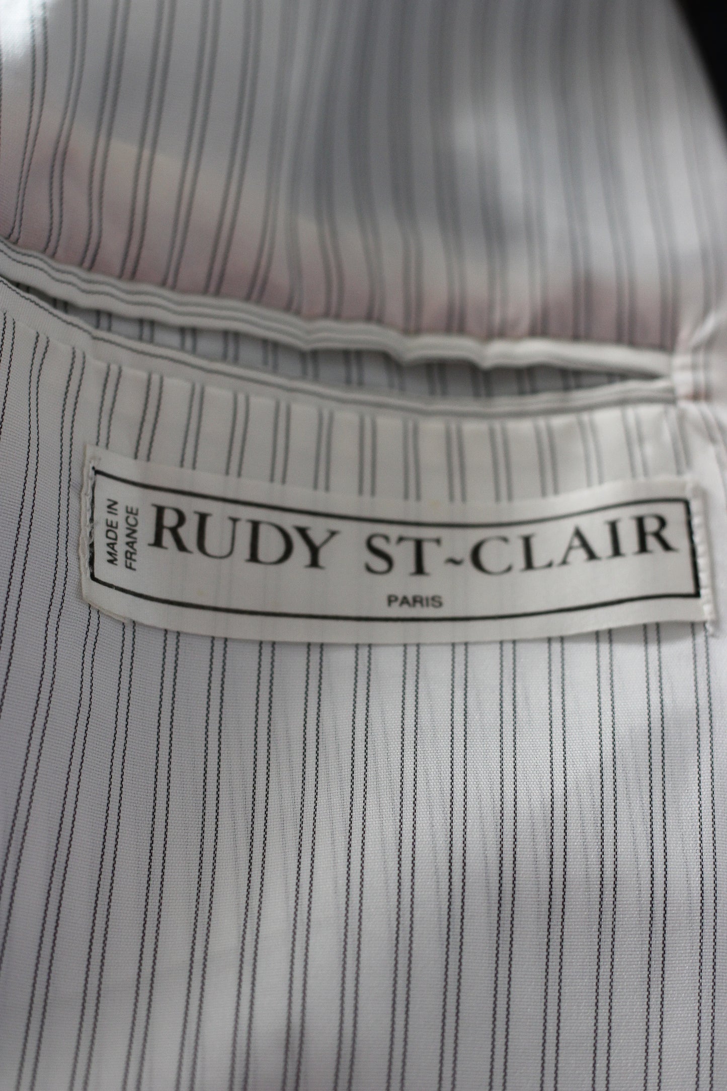 Rudy St Clair costume tailleur