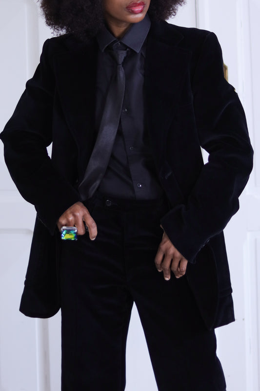 Tailleur pantalon en velours