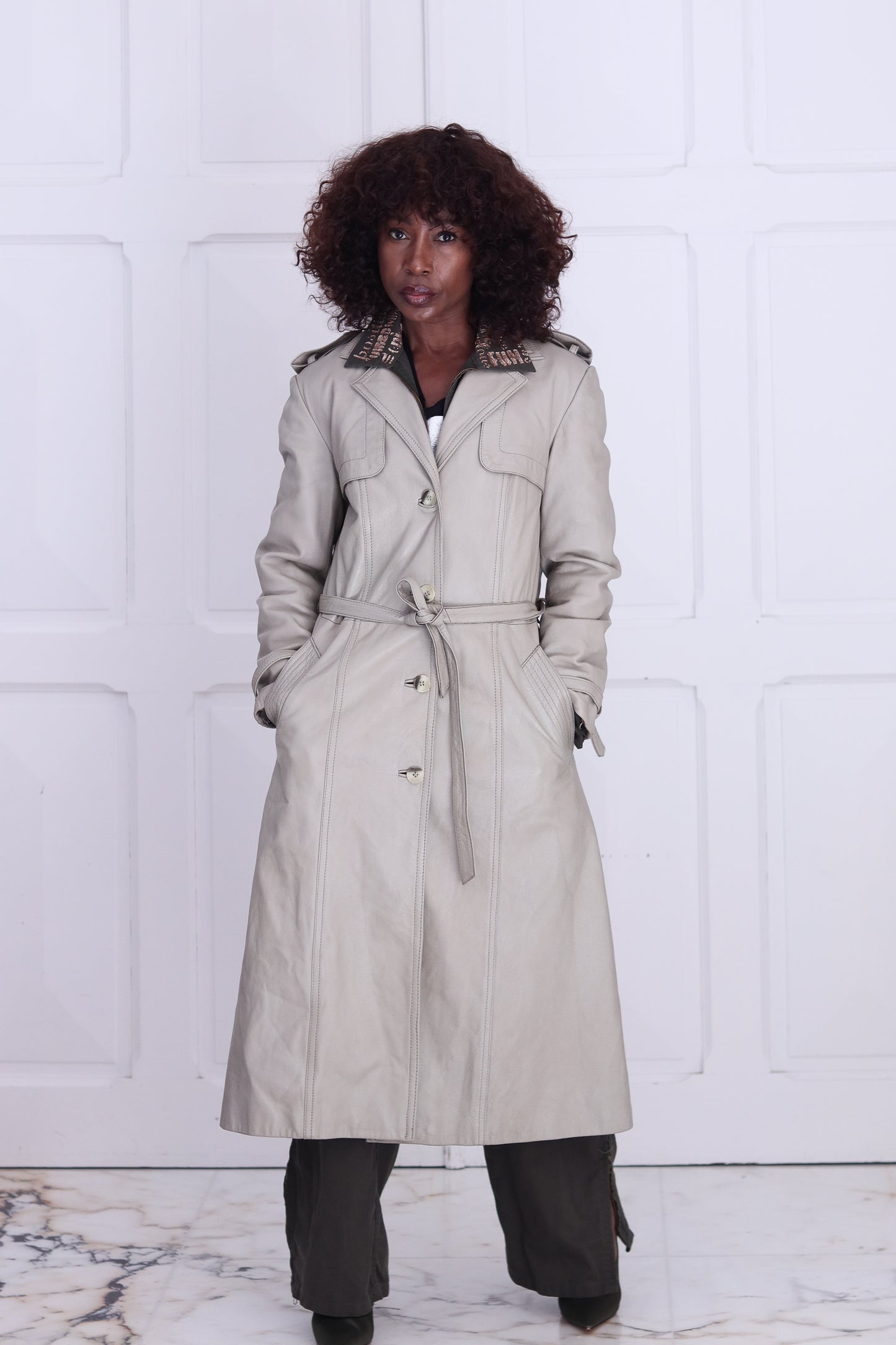 La Cuirerie Trench en cuir