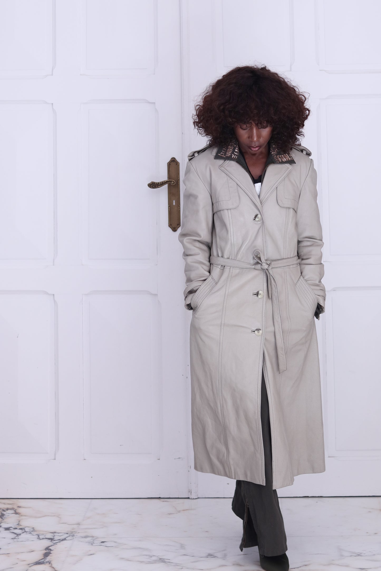 La Cuirerie Trench en cuir