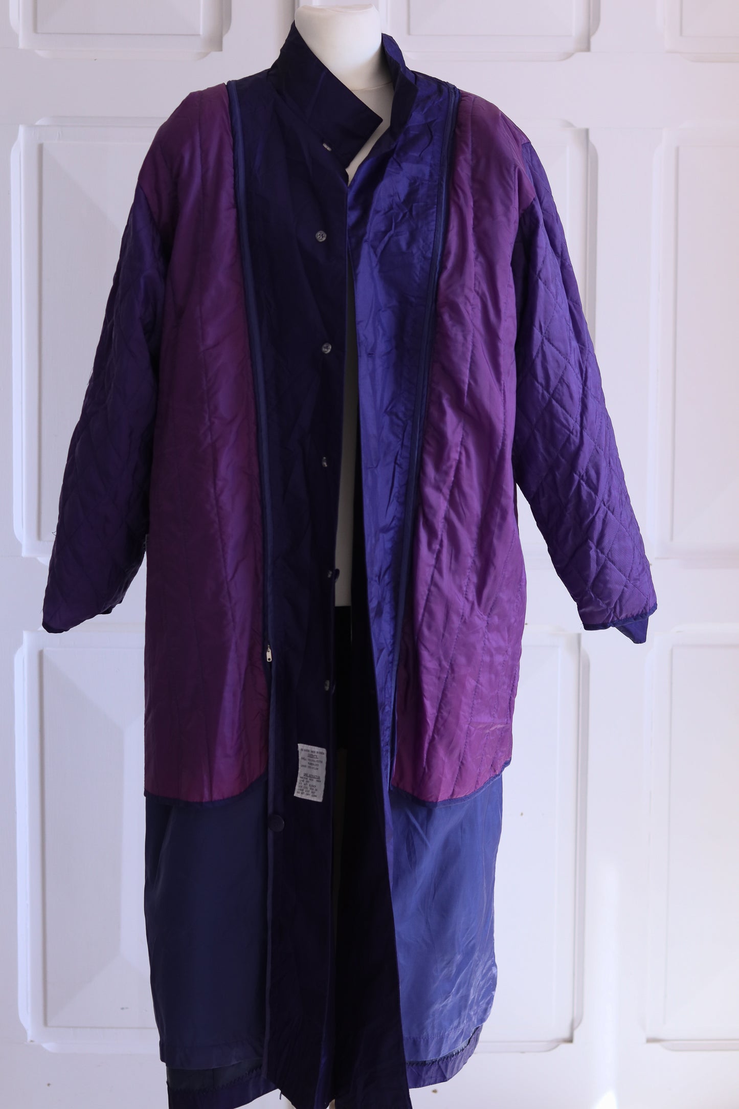 Liz Thomas trench matelassé oversize