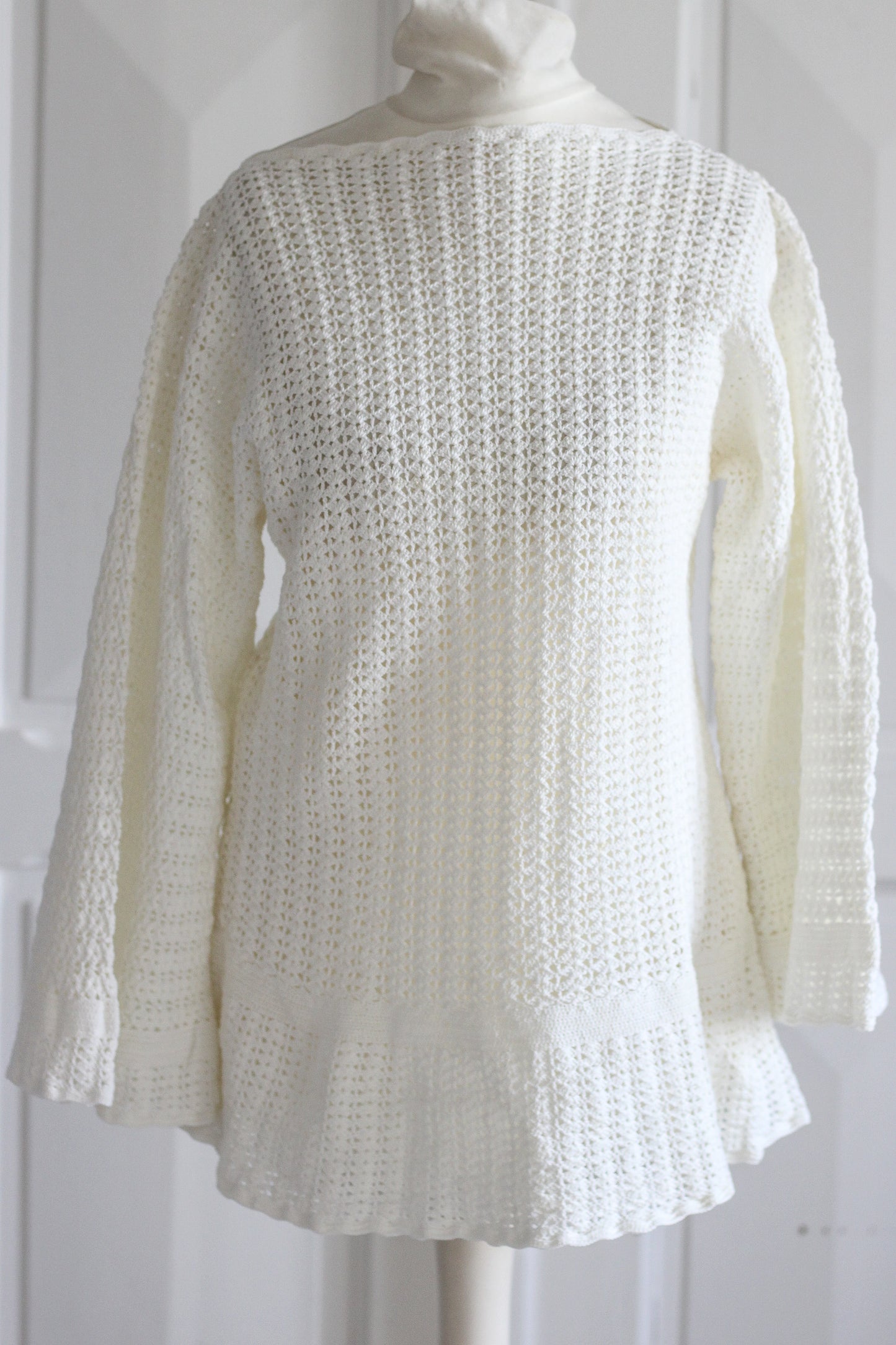 Tricot top  fait main vintage 1970