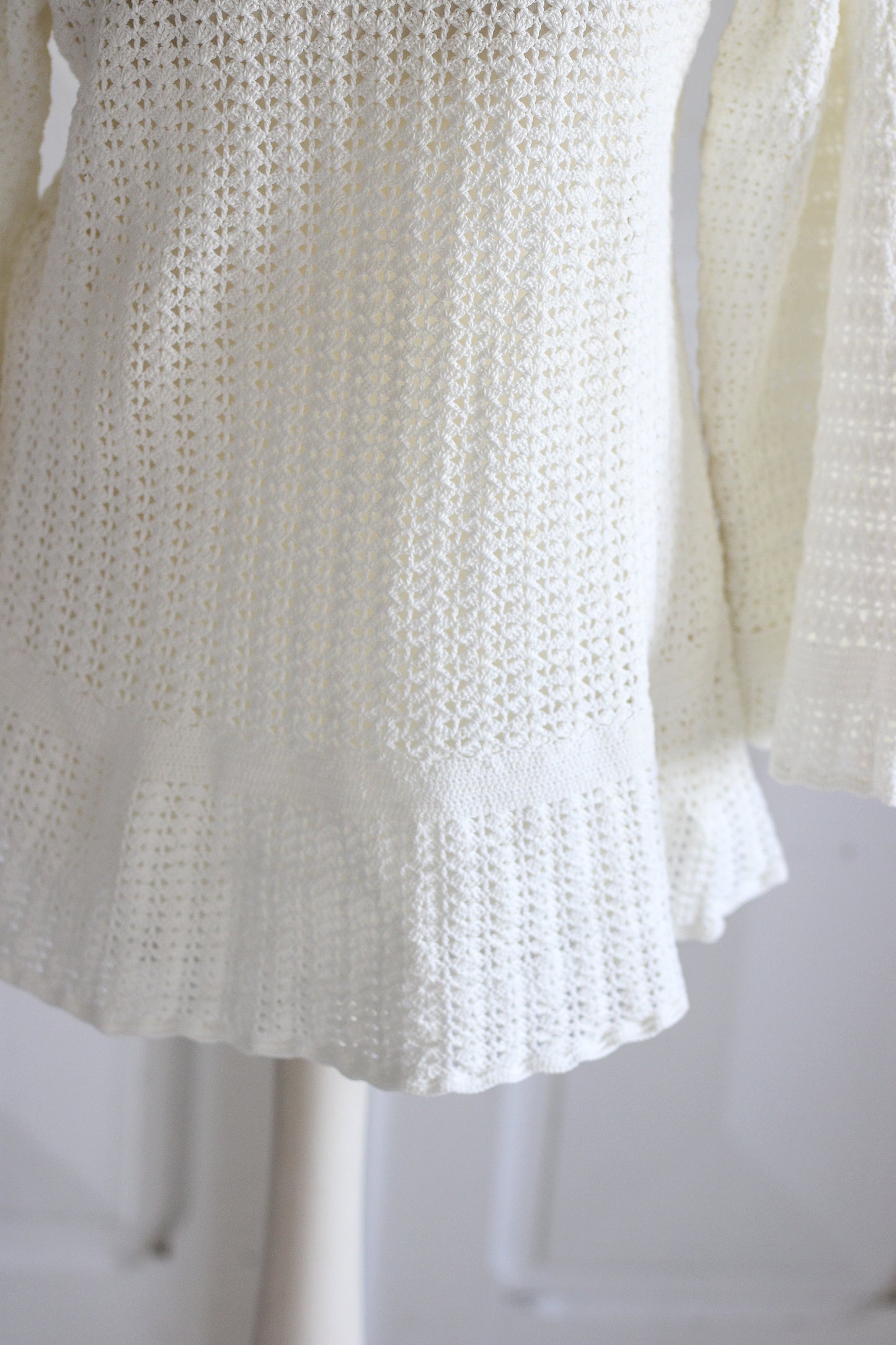 Tricot top  fait main vintage 1970