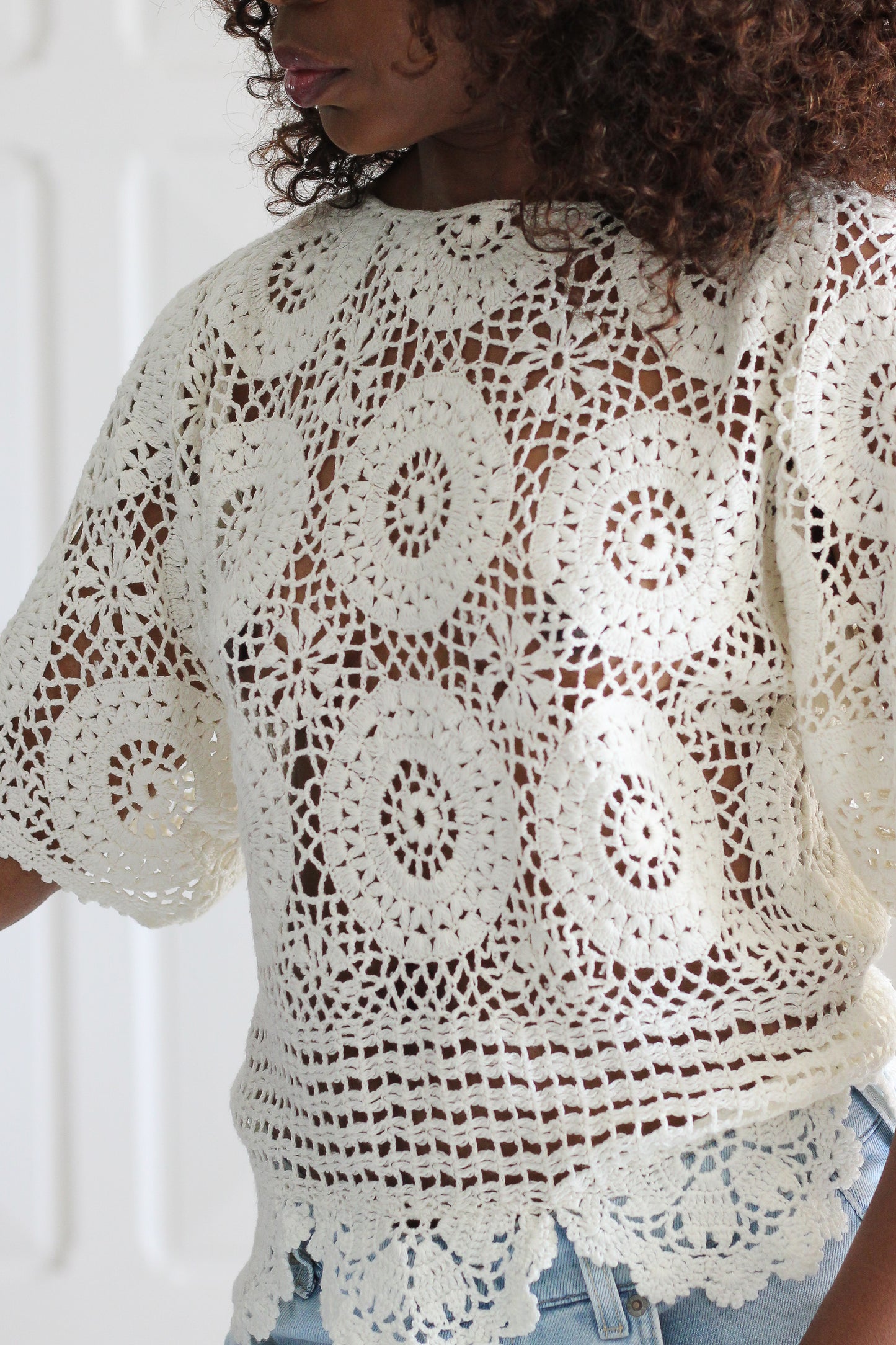 Tricot top  fait main
