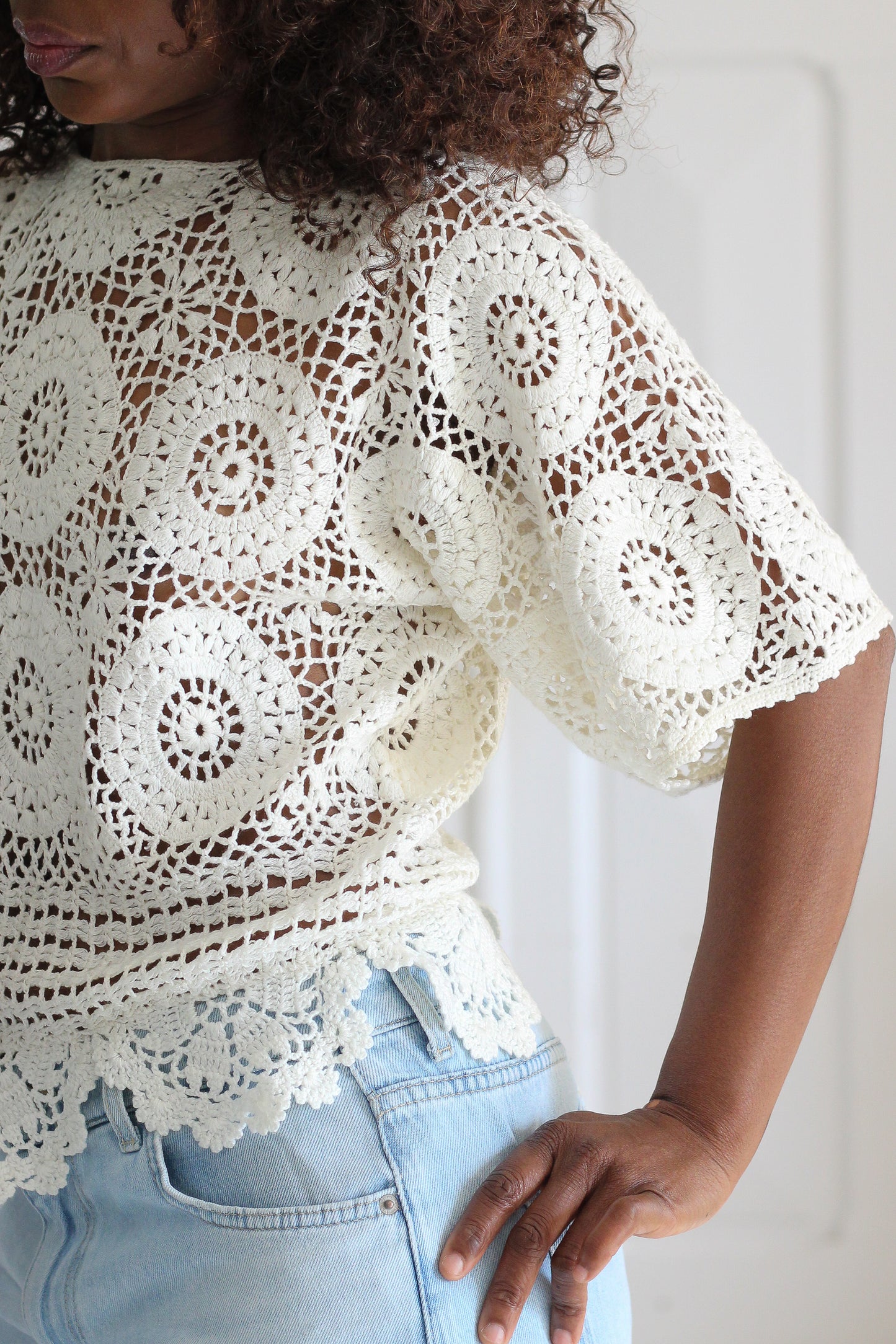 Tricot top  fait main