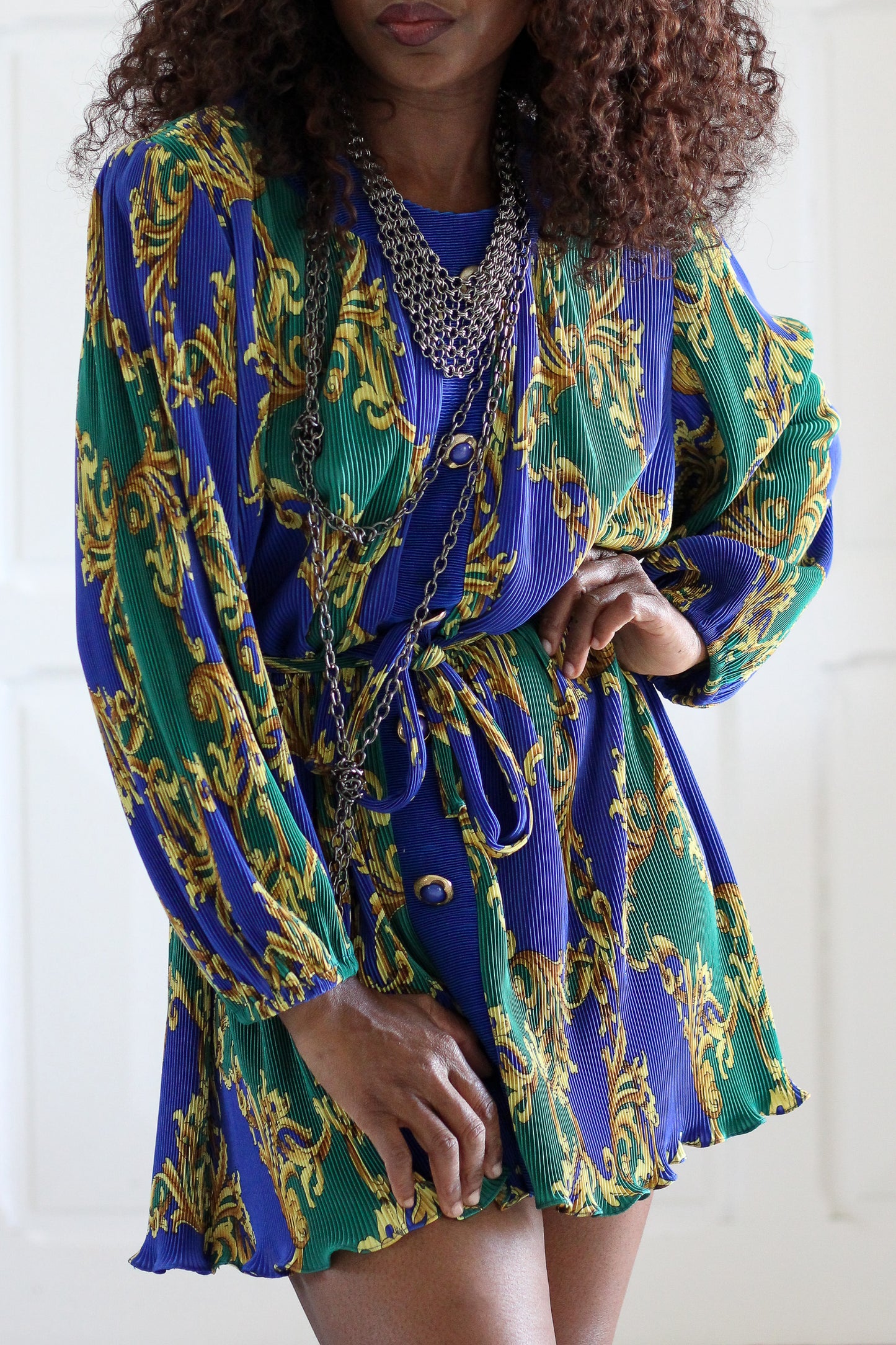 Archa Paris blouse tunique plissée