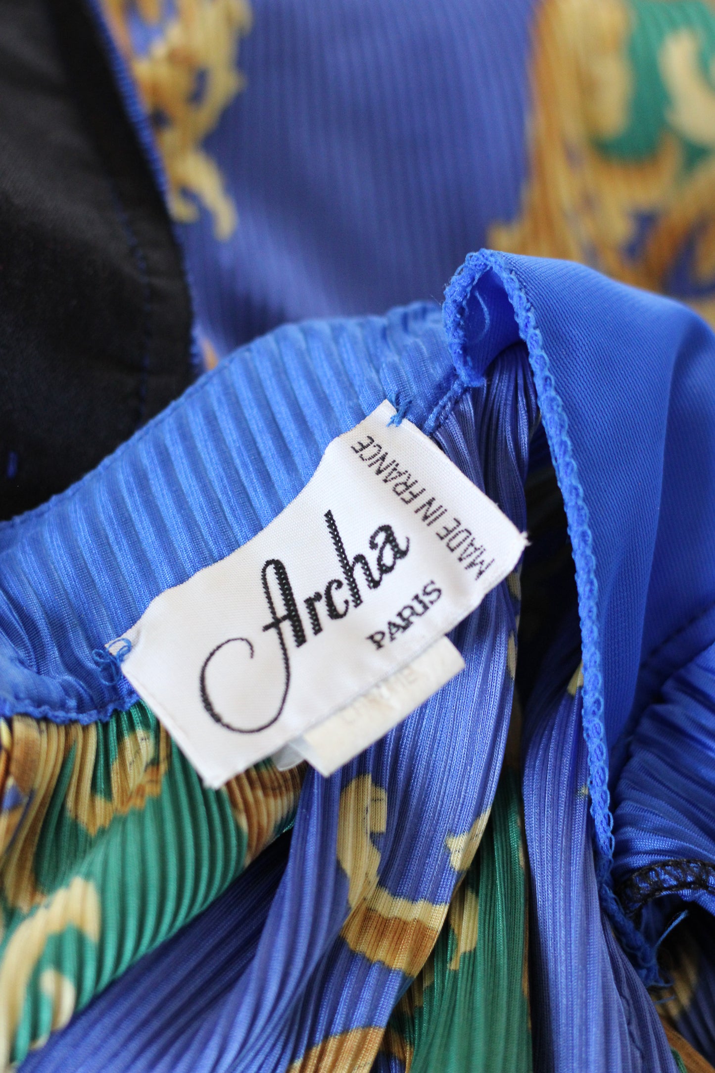 Archa Paris blouse tunique plissée