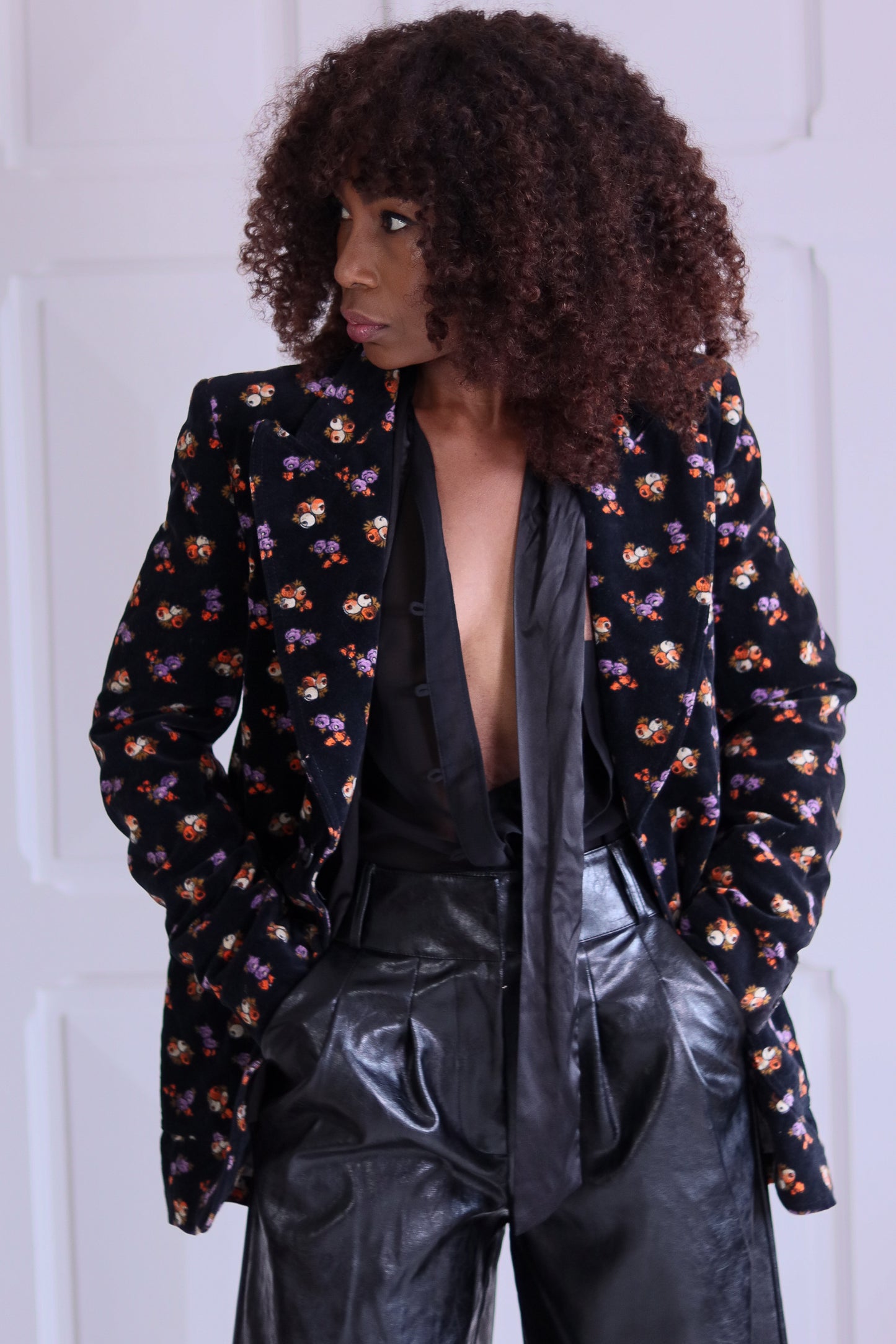 Billy Boy blazer en velour de coton