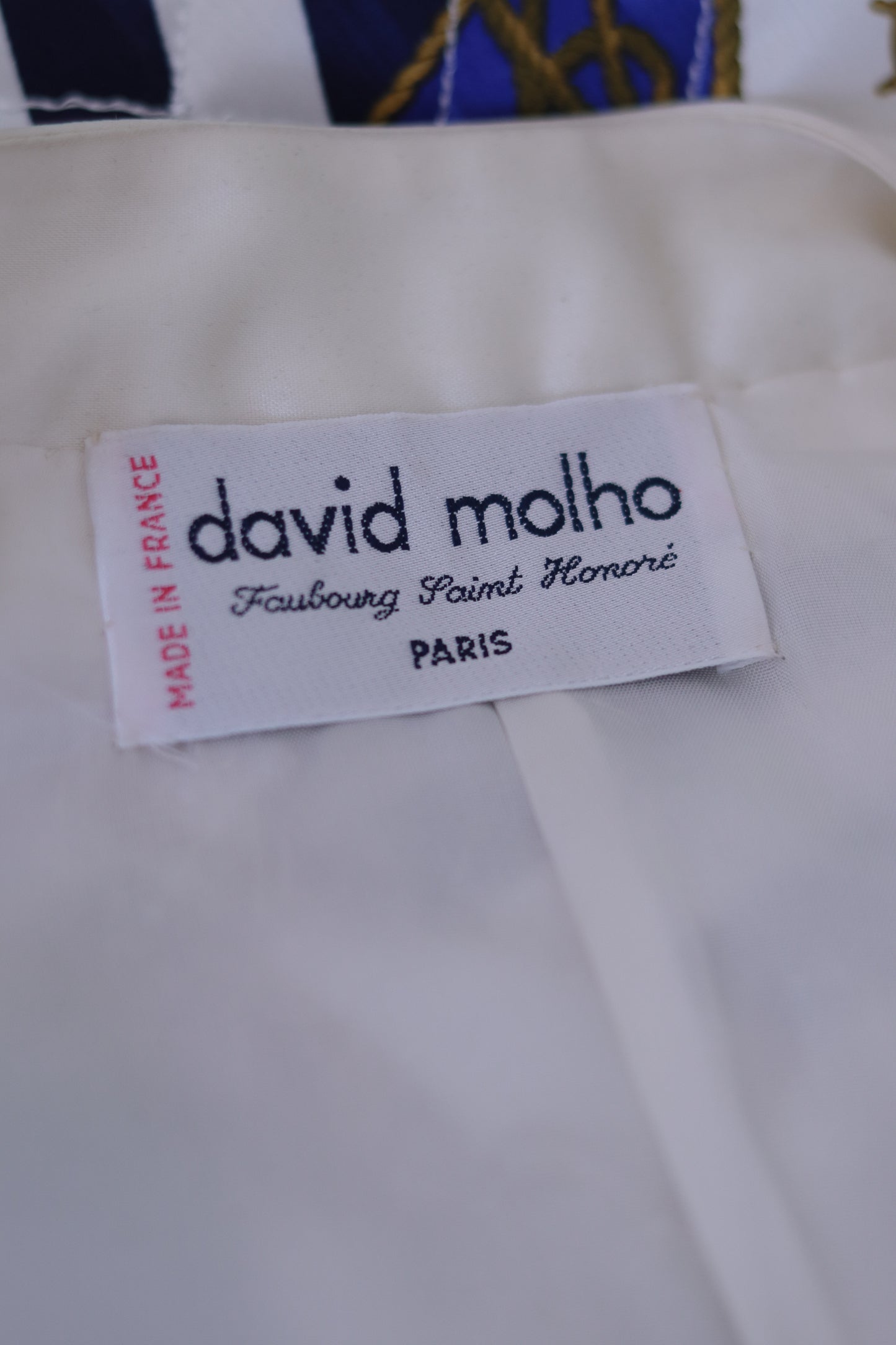 David Molho veste imprimée