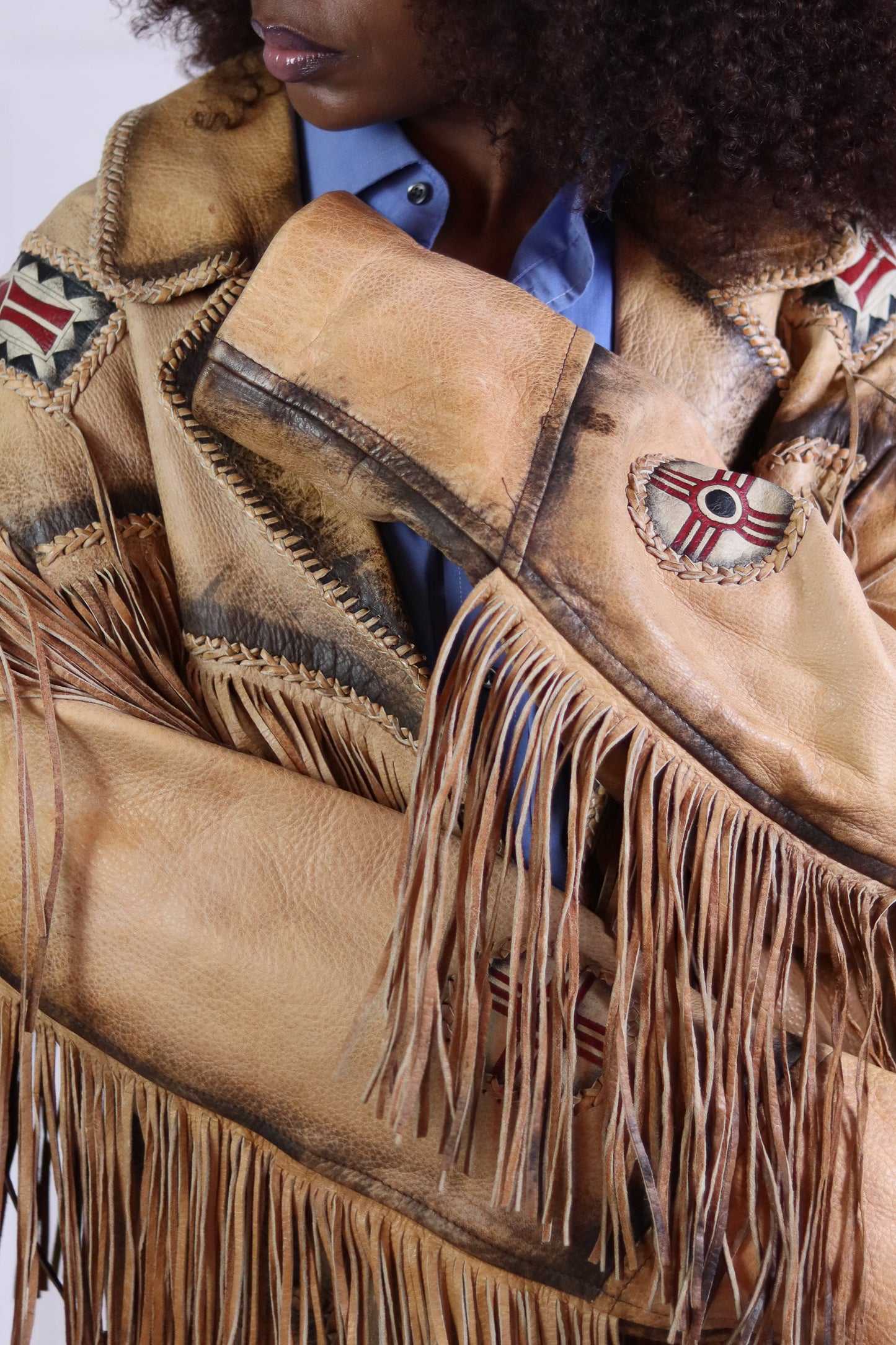 La Grange veste à franges artisanale