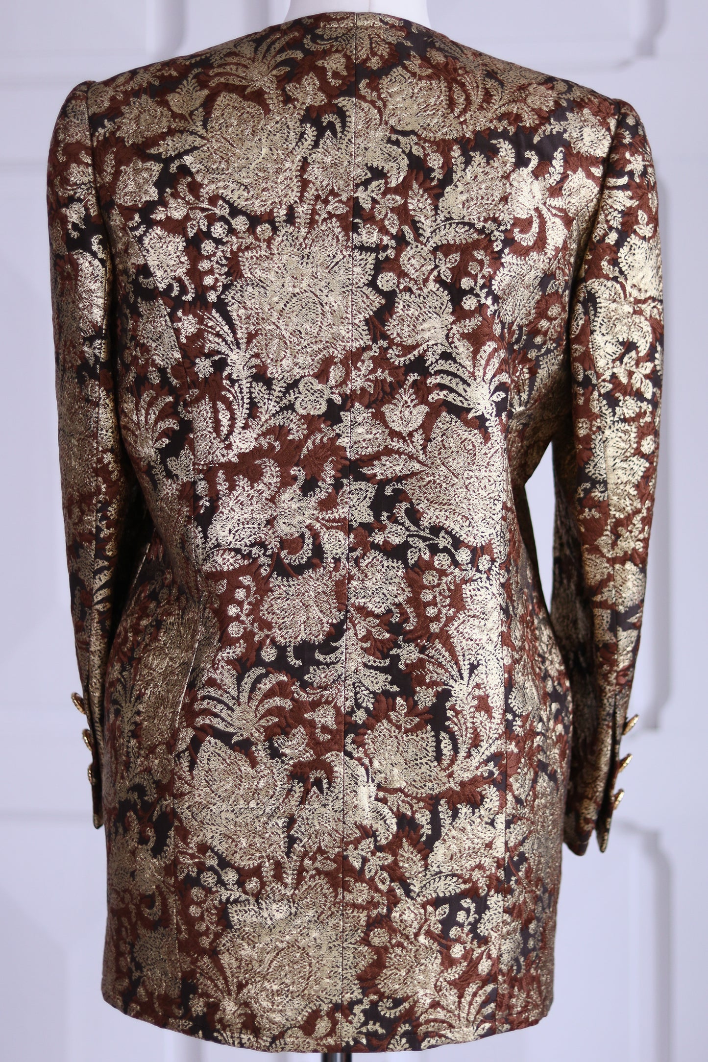 Hannezo Paris Veste brocart doré