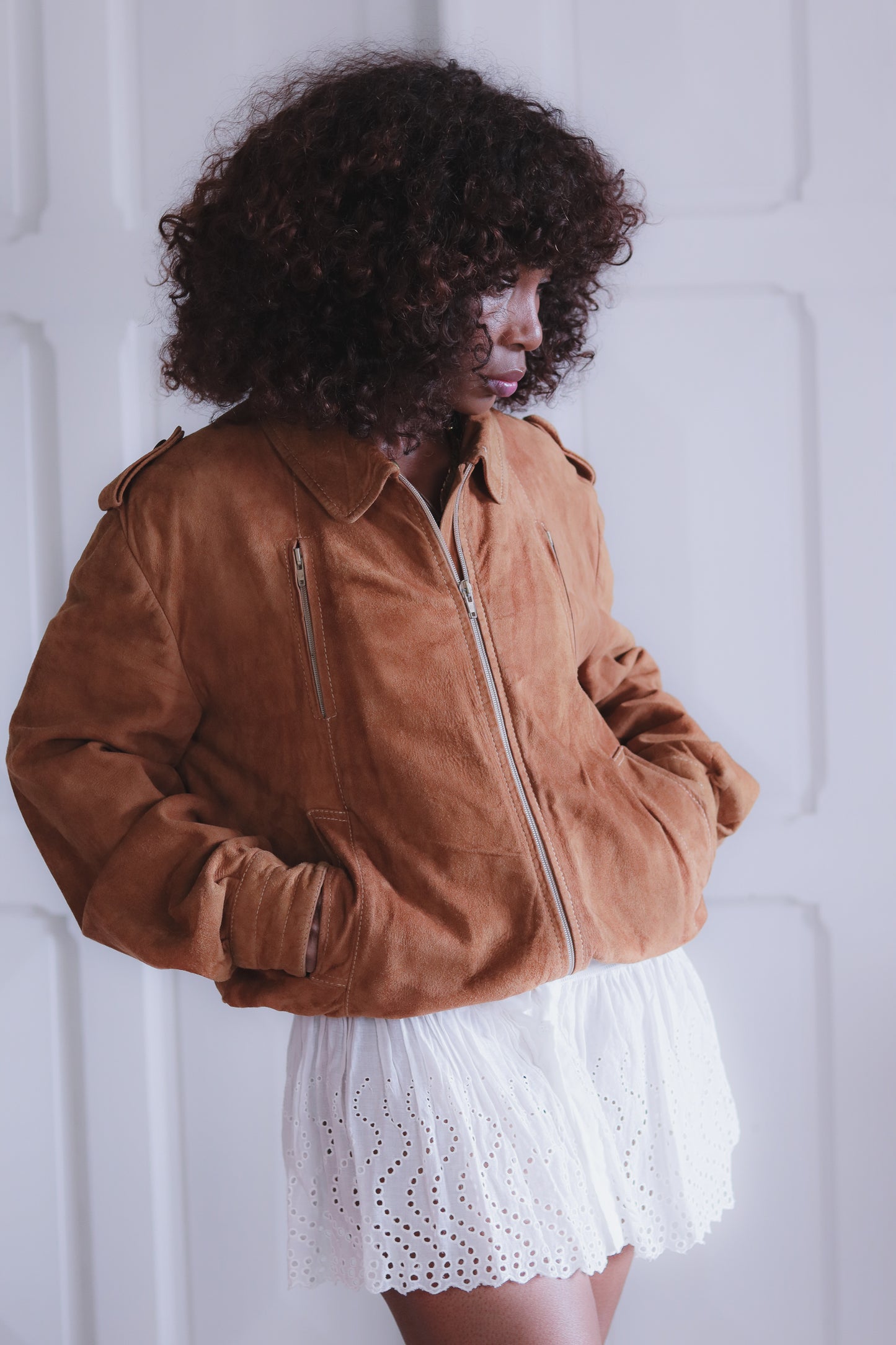 Mascoff veste en daim