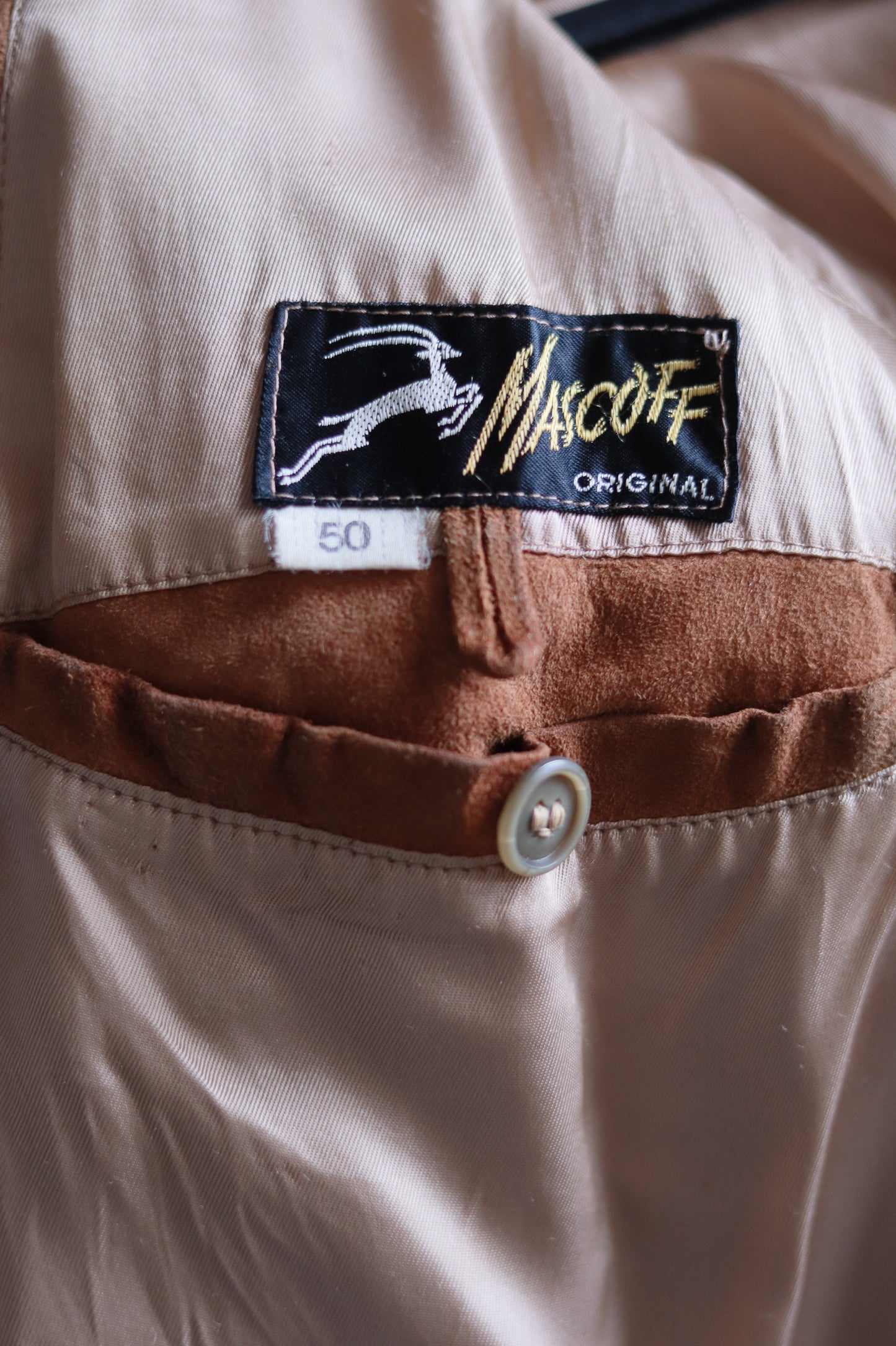 Mascoff veste en daim