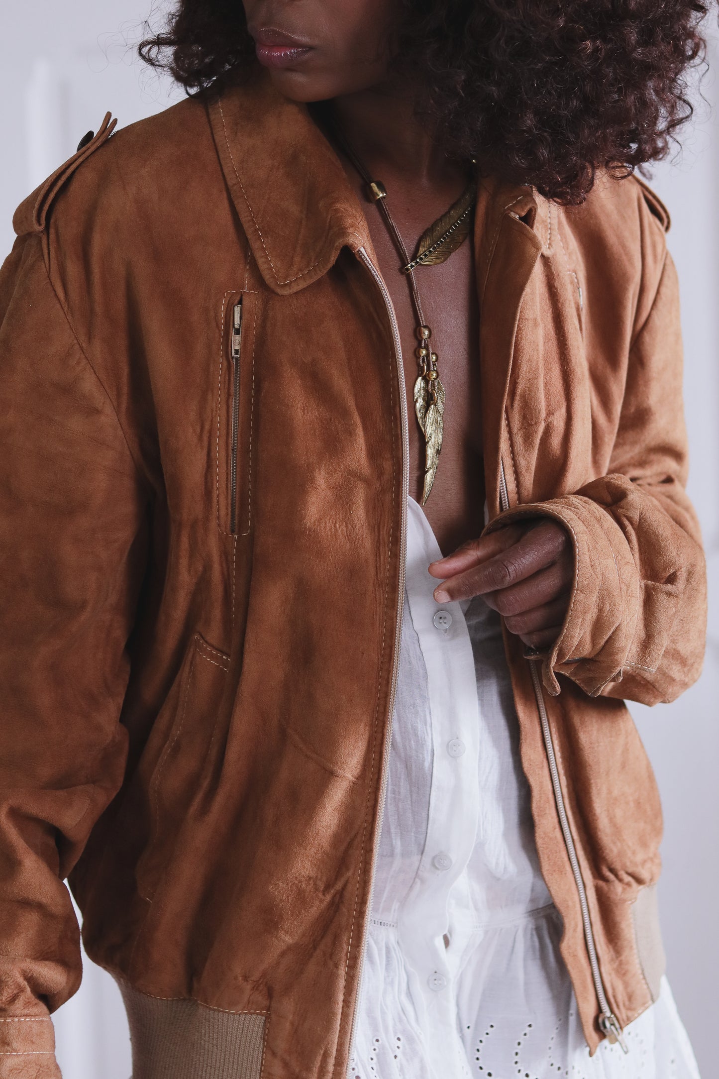 Mascoff veste en daim