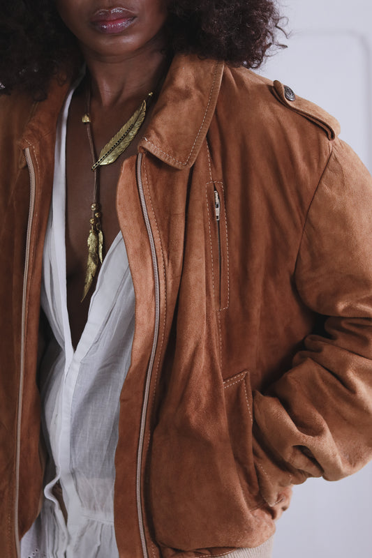 Mascoff veste en daim