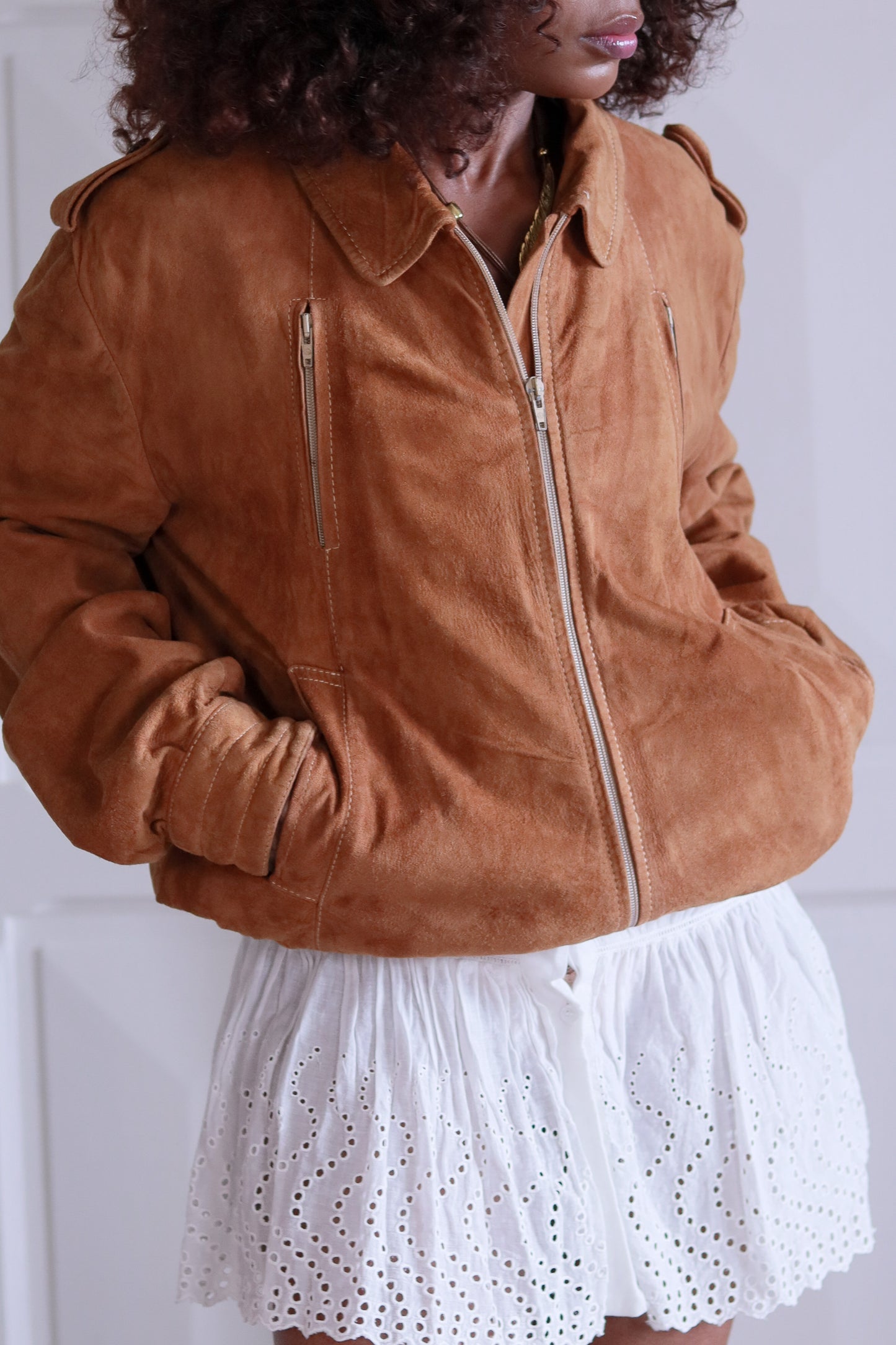 Mascoff veste en daim