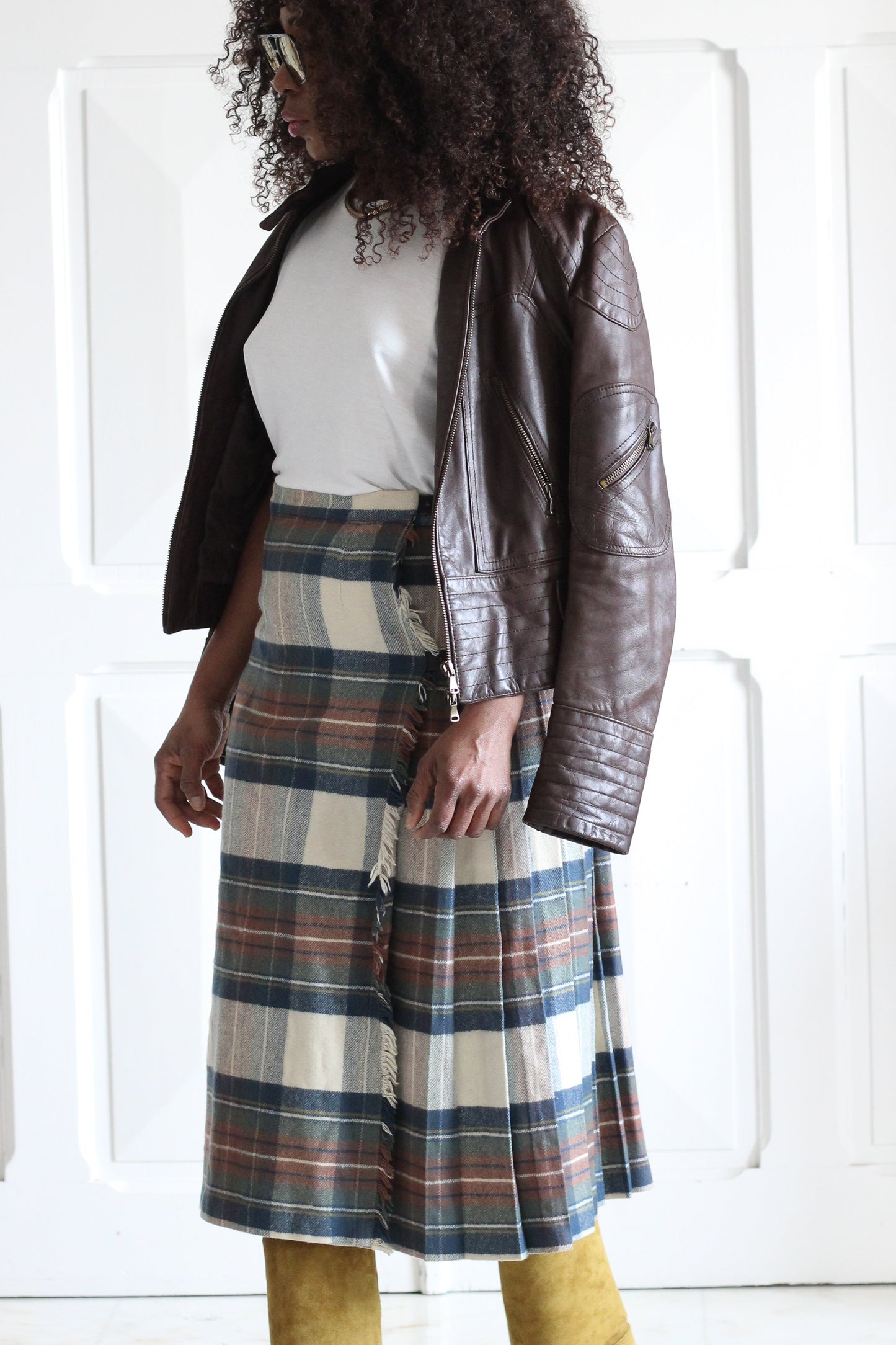 St Andrew jupe en cachemire