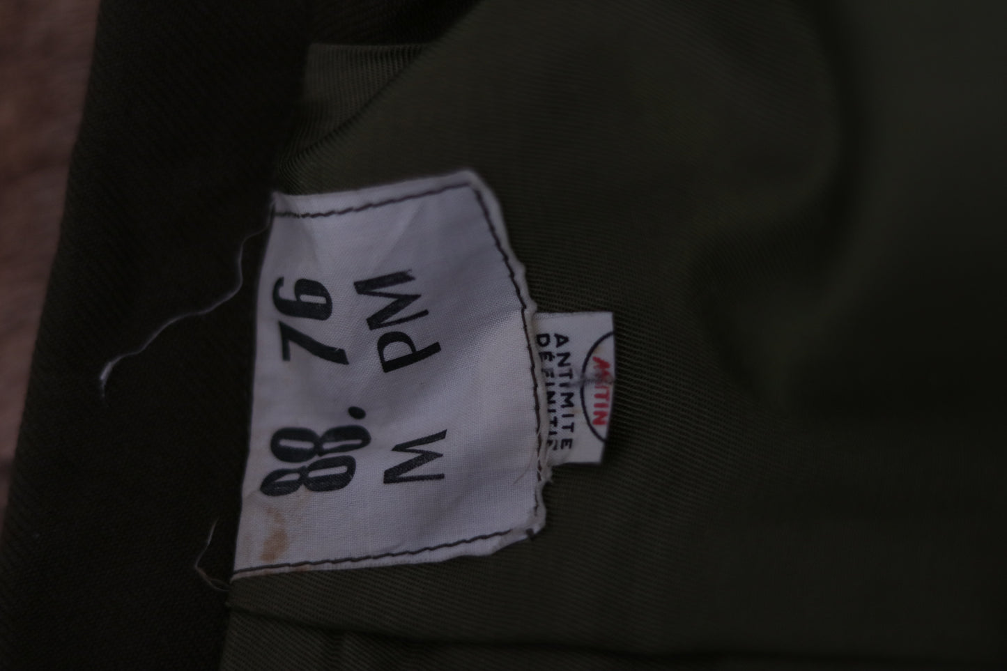 Veste militaire française – U.G.E.C.O Nantes 1972