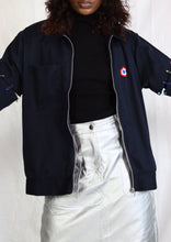 Charger l&#39;image dans la galerie, Veste bleu de travail upcyclée