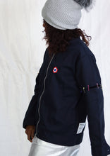 Charger l&#39;image dans la galerie, Veste bleu de travail upcyclée
