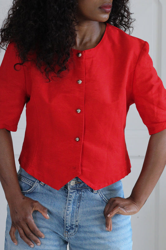 Made in France veste rouge
