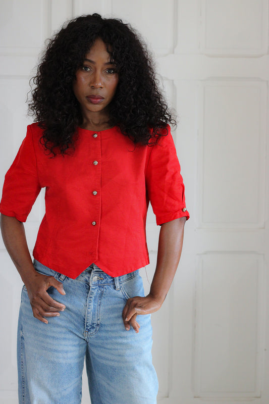Made in France veste rouge