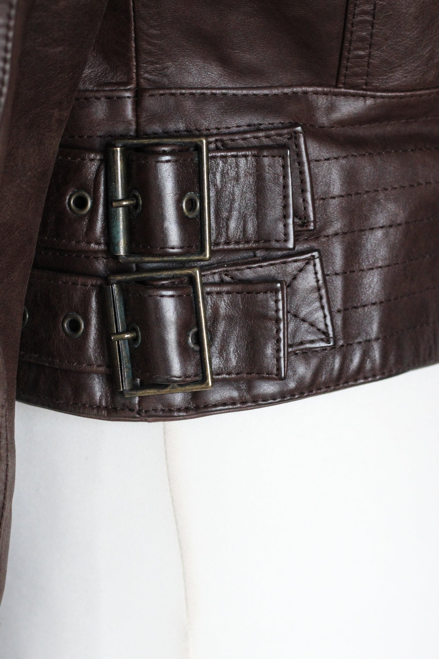 Vimapel veste en cuir vintage