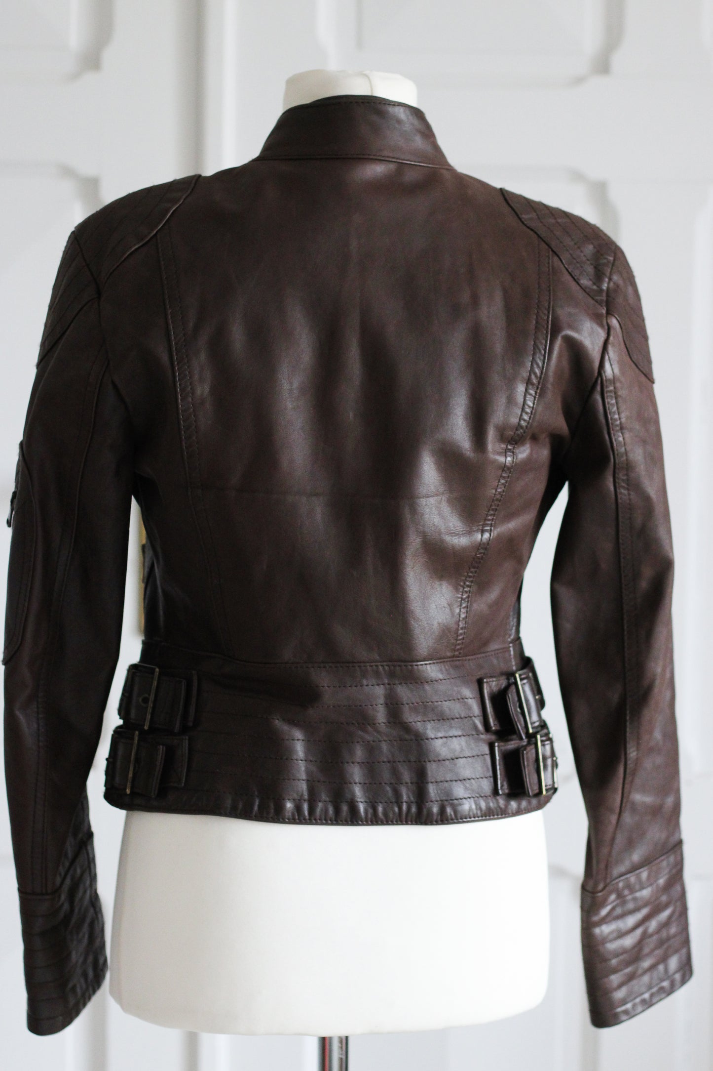 Vimapel veste en cuir vintage