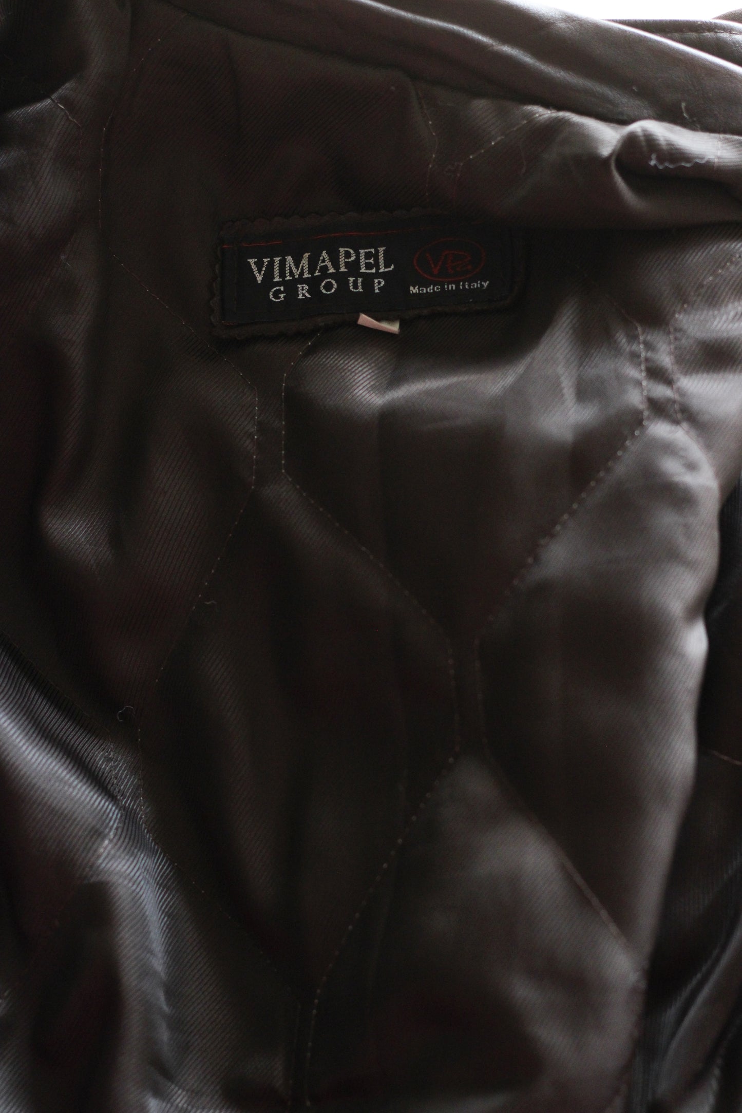 Vimapel veste en cuir vintage