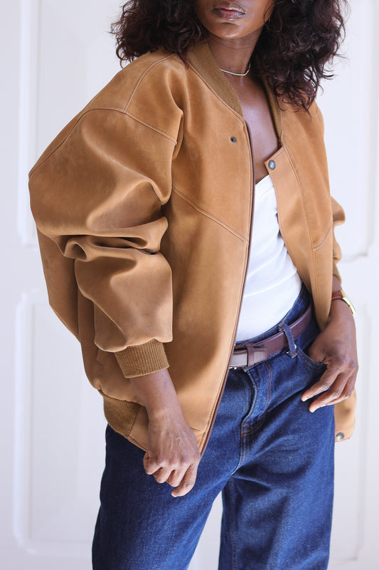 Veste vintage en daim
