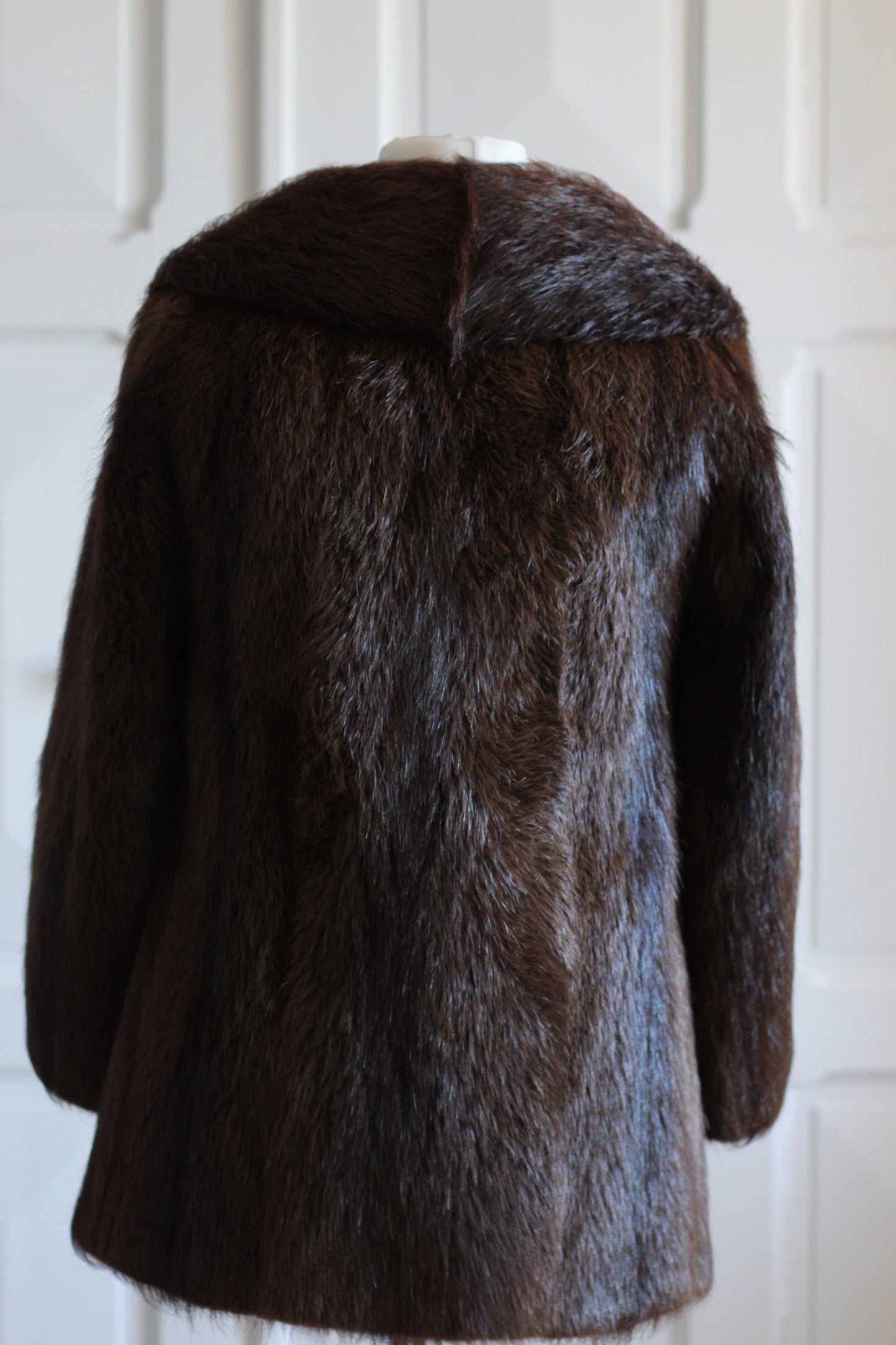 Fait main veste en poils rasés