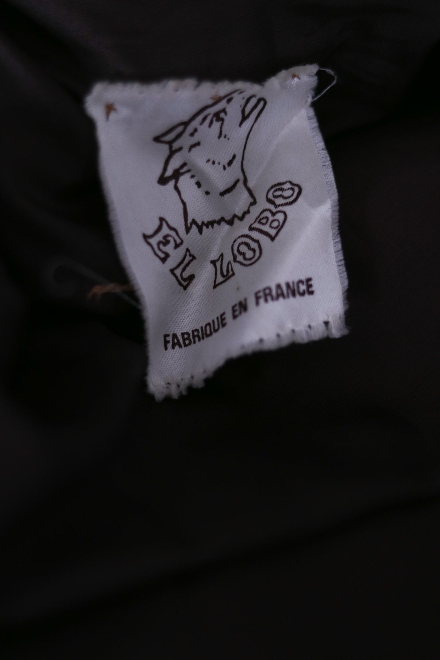 El Lobo veste à franges cuir daim