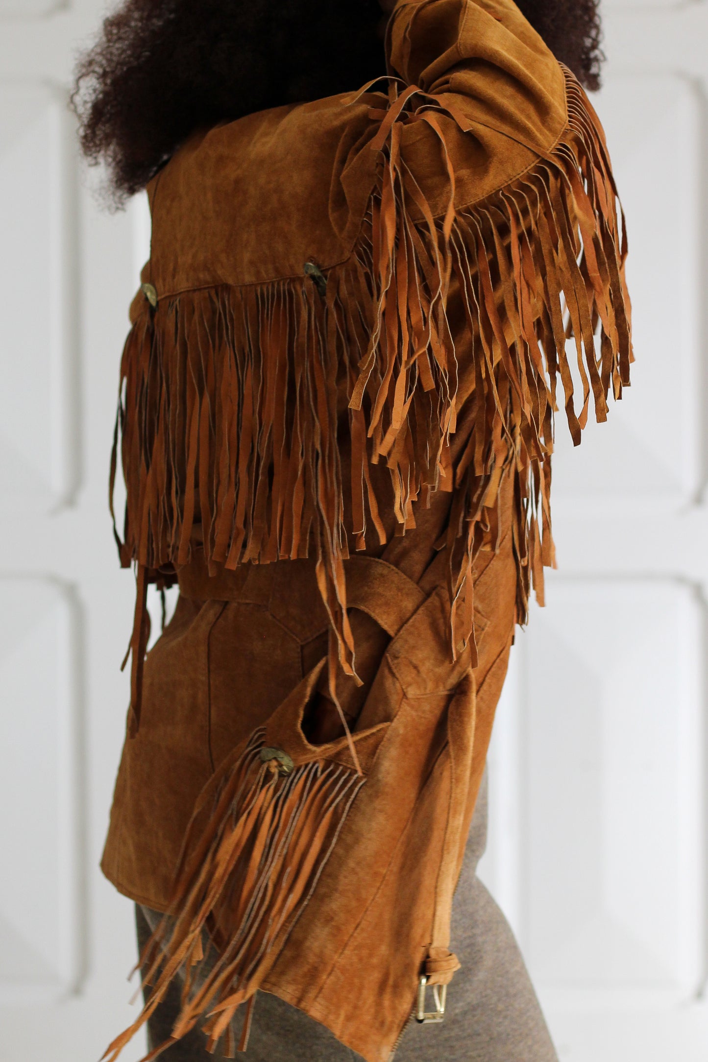 Années 1970 veste à franges
