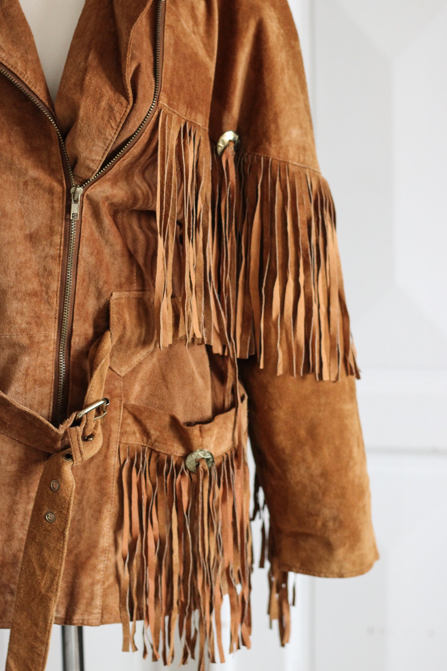 Années 1970 veste à franges
