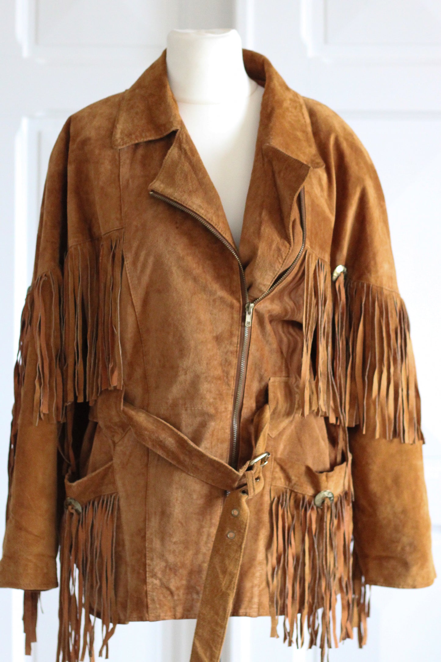 Années 1970 veste à franges