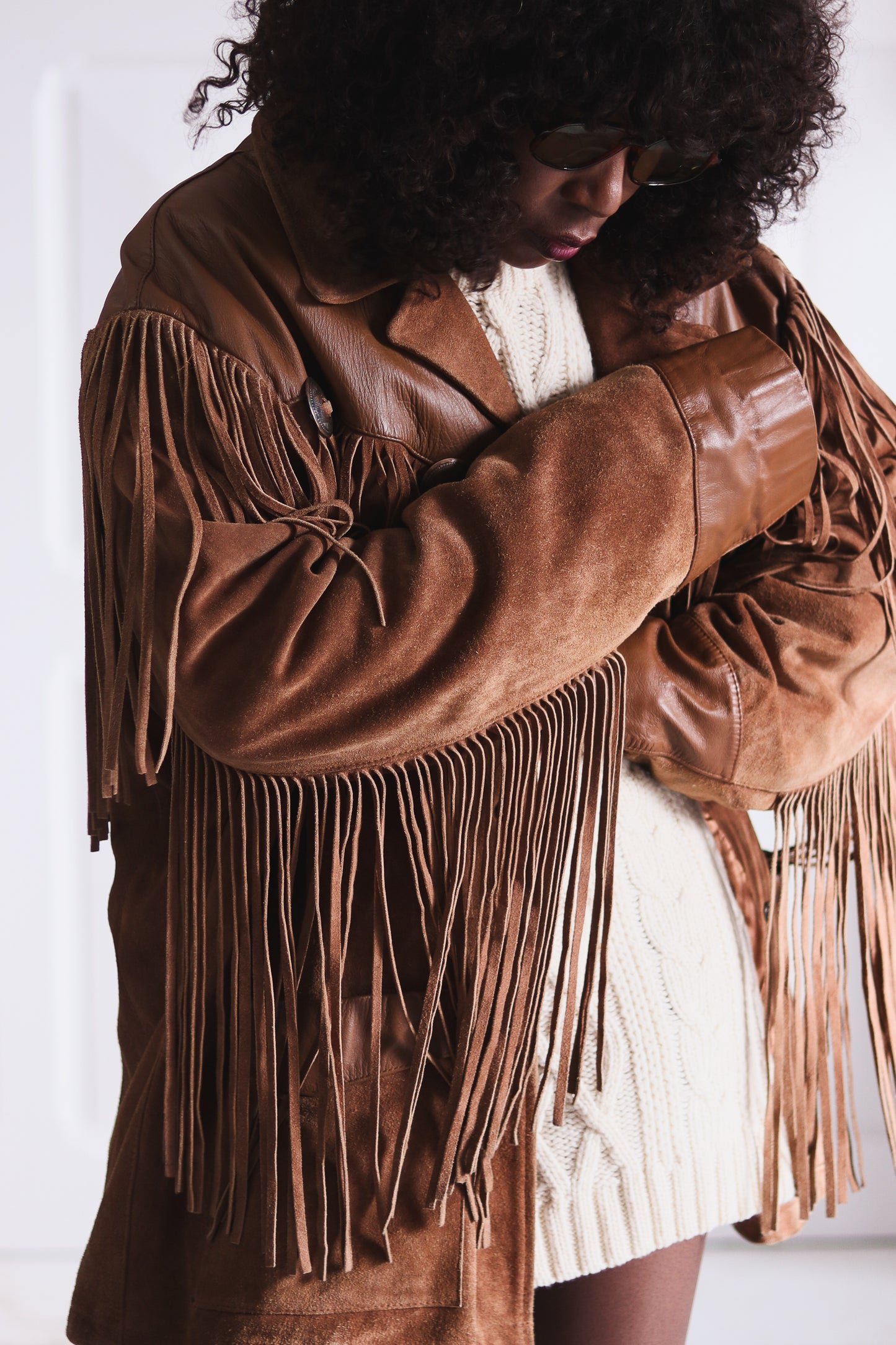 Western House veste à franges