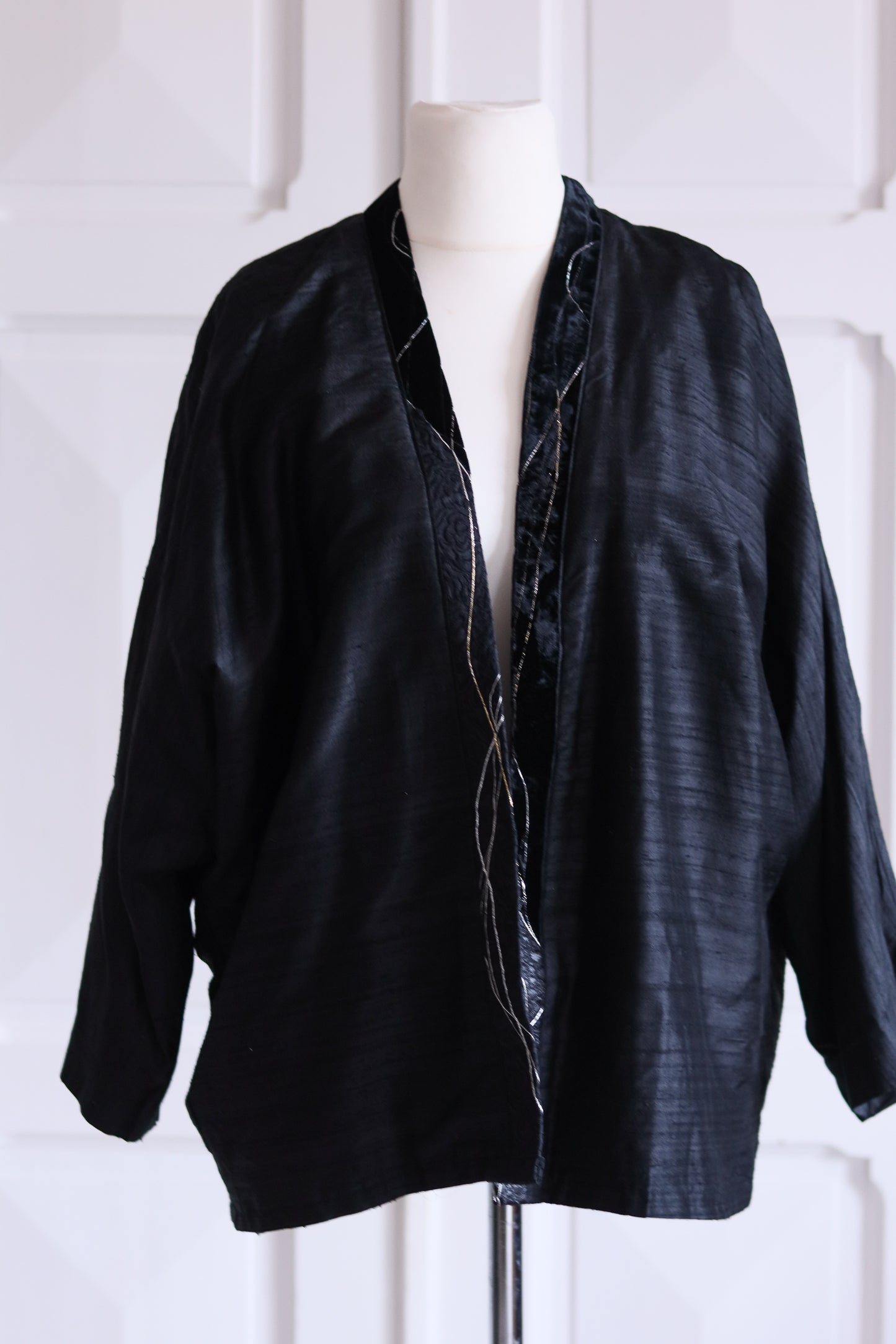 Veste kimono en soie