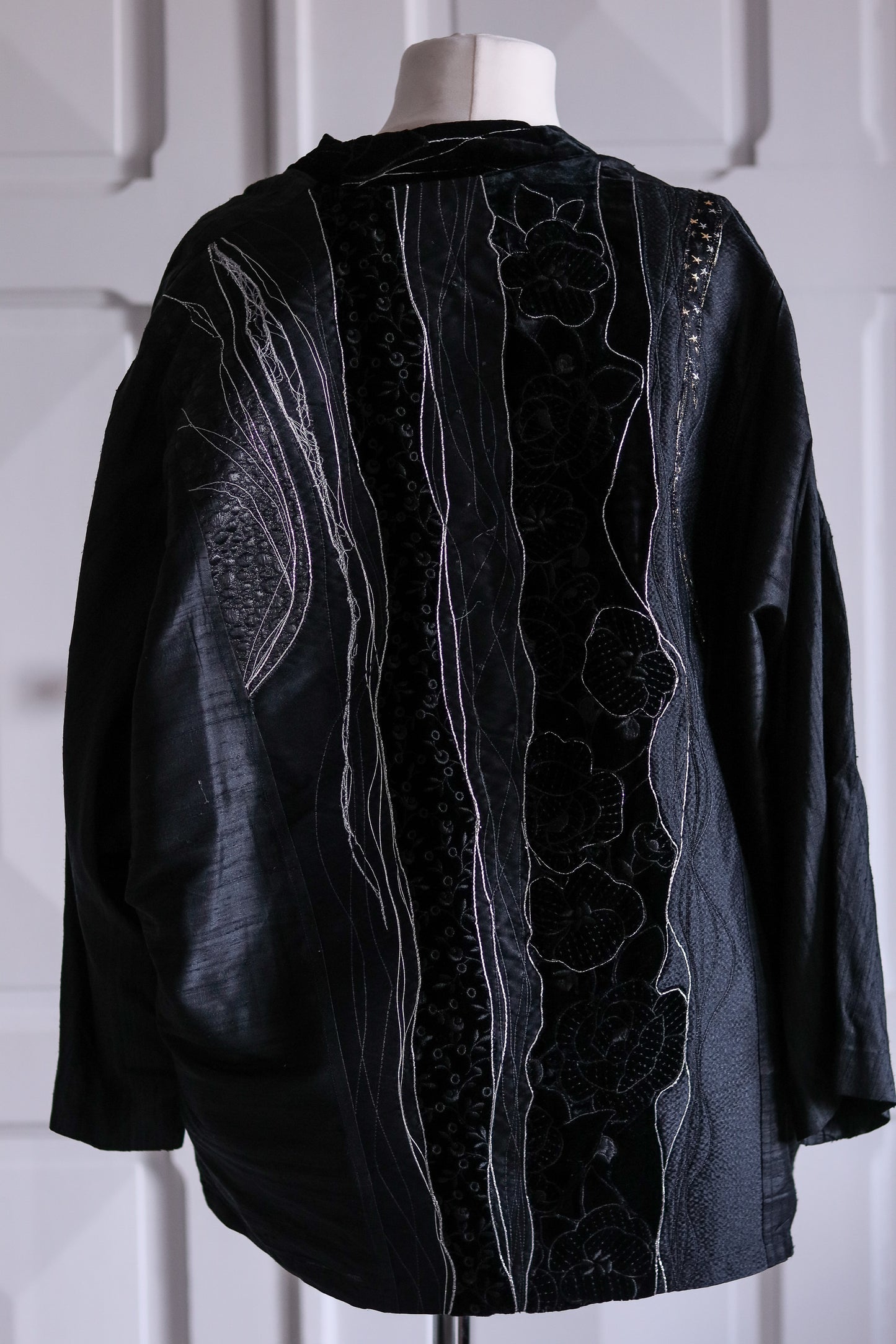 Veste kimono en soie