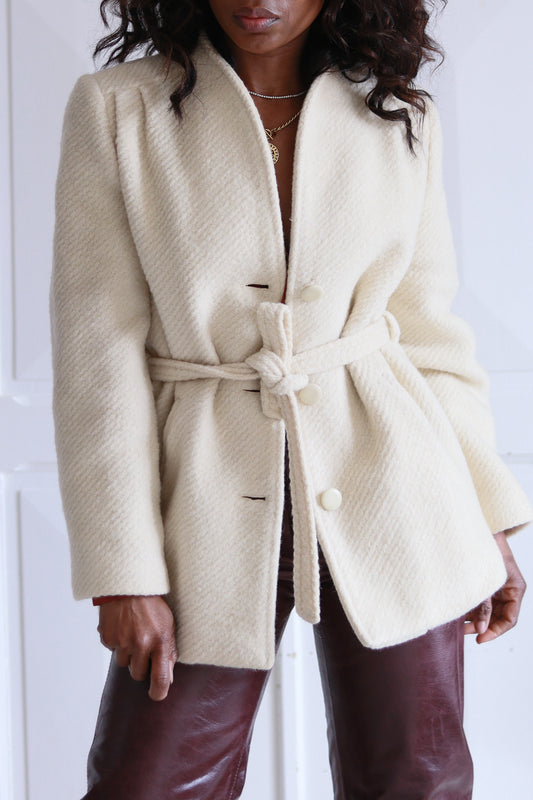 Veste en laine et mohair