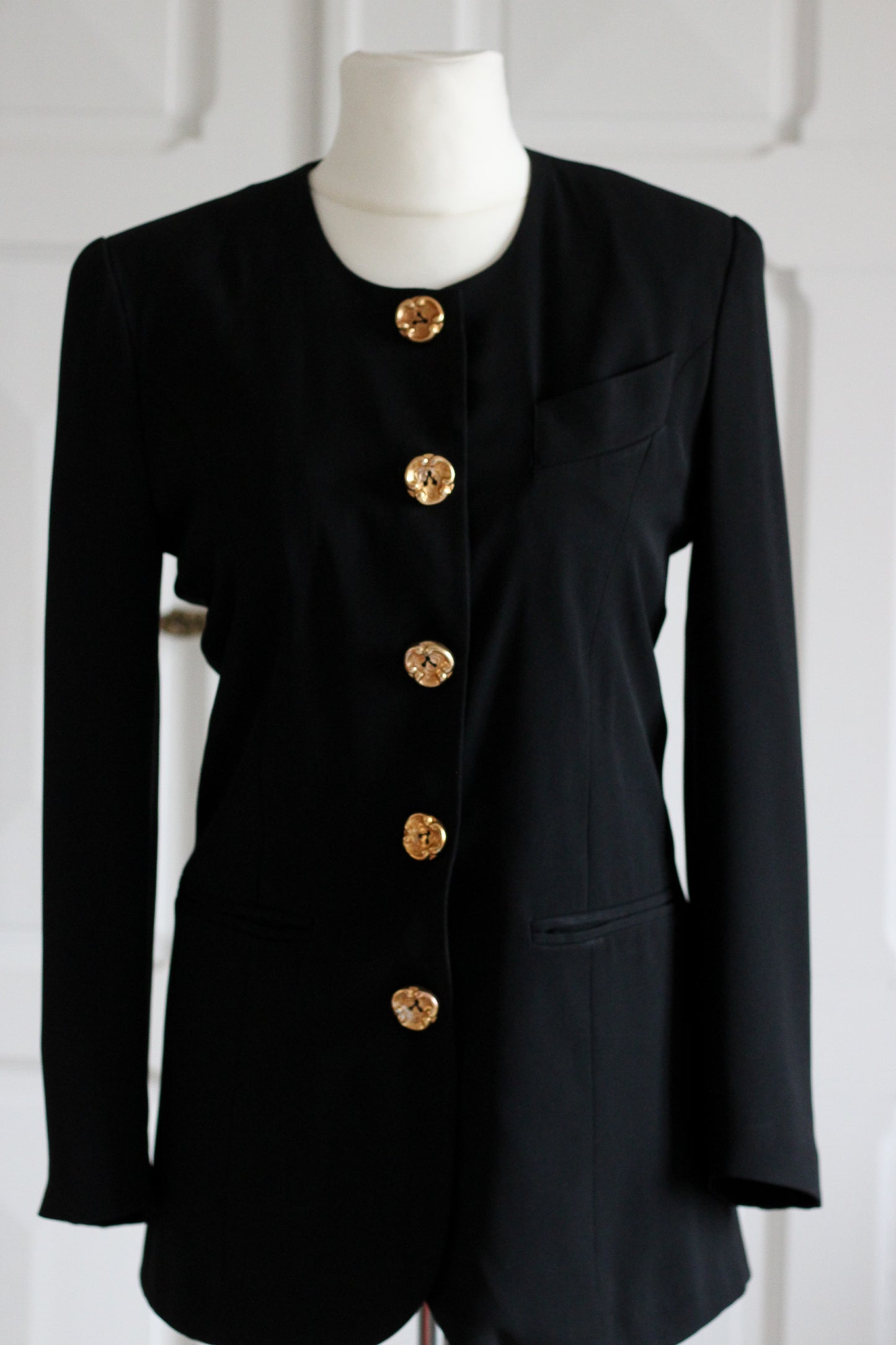 Sarah B veste vintage à boutons bijoux