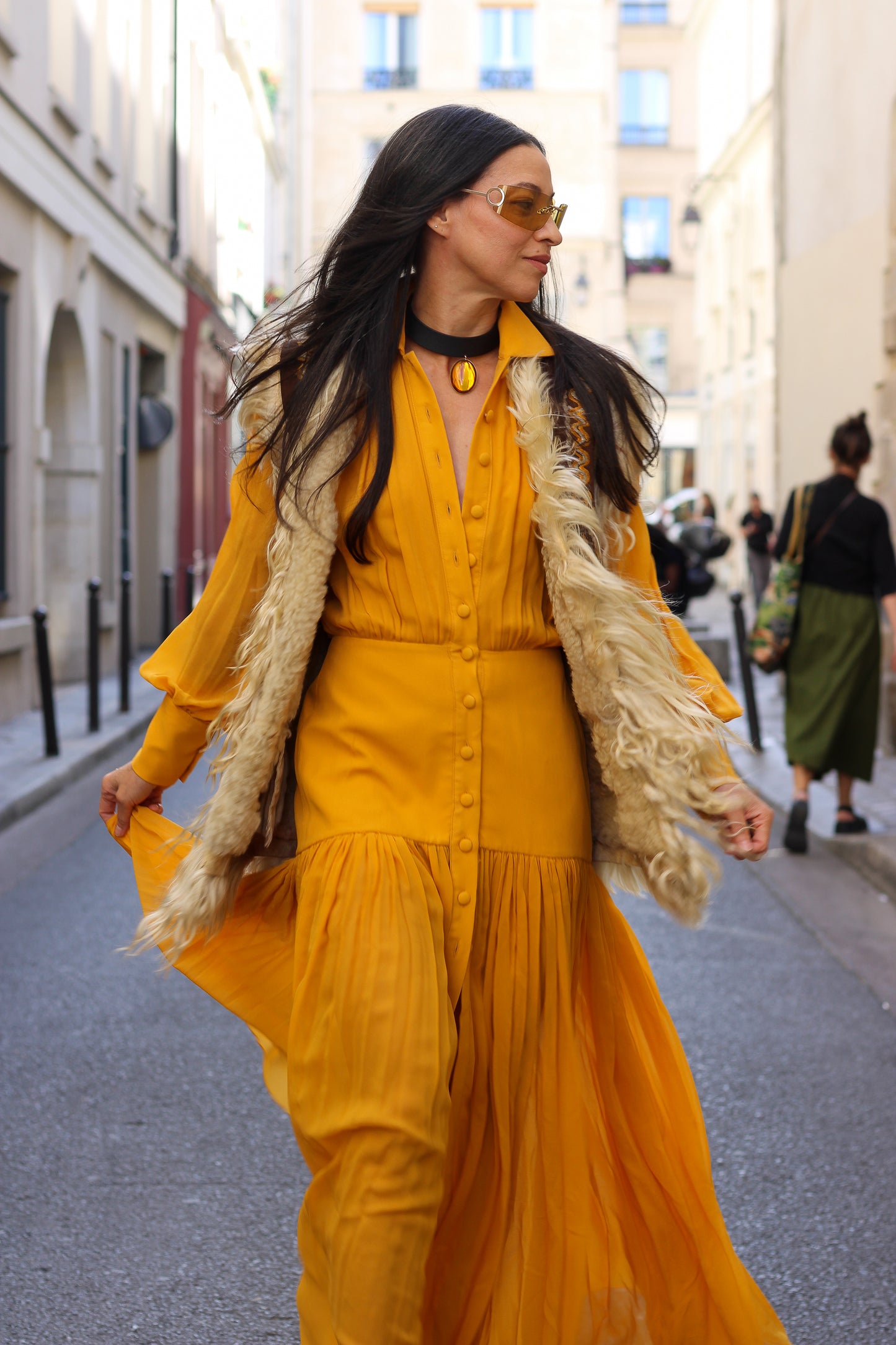 Gilet sans manches seventies