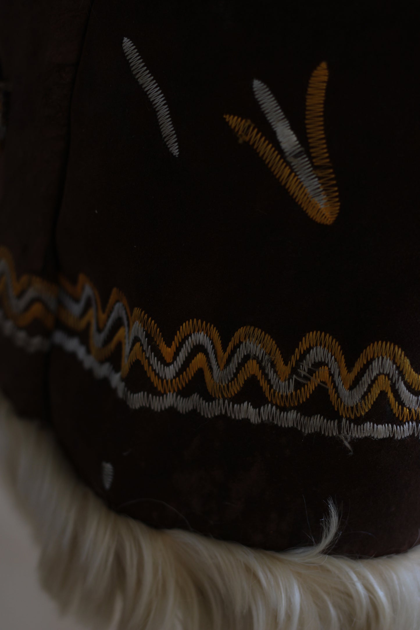 Gilet sans manches seventies