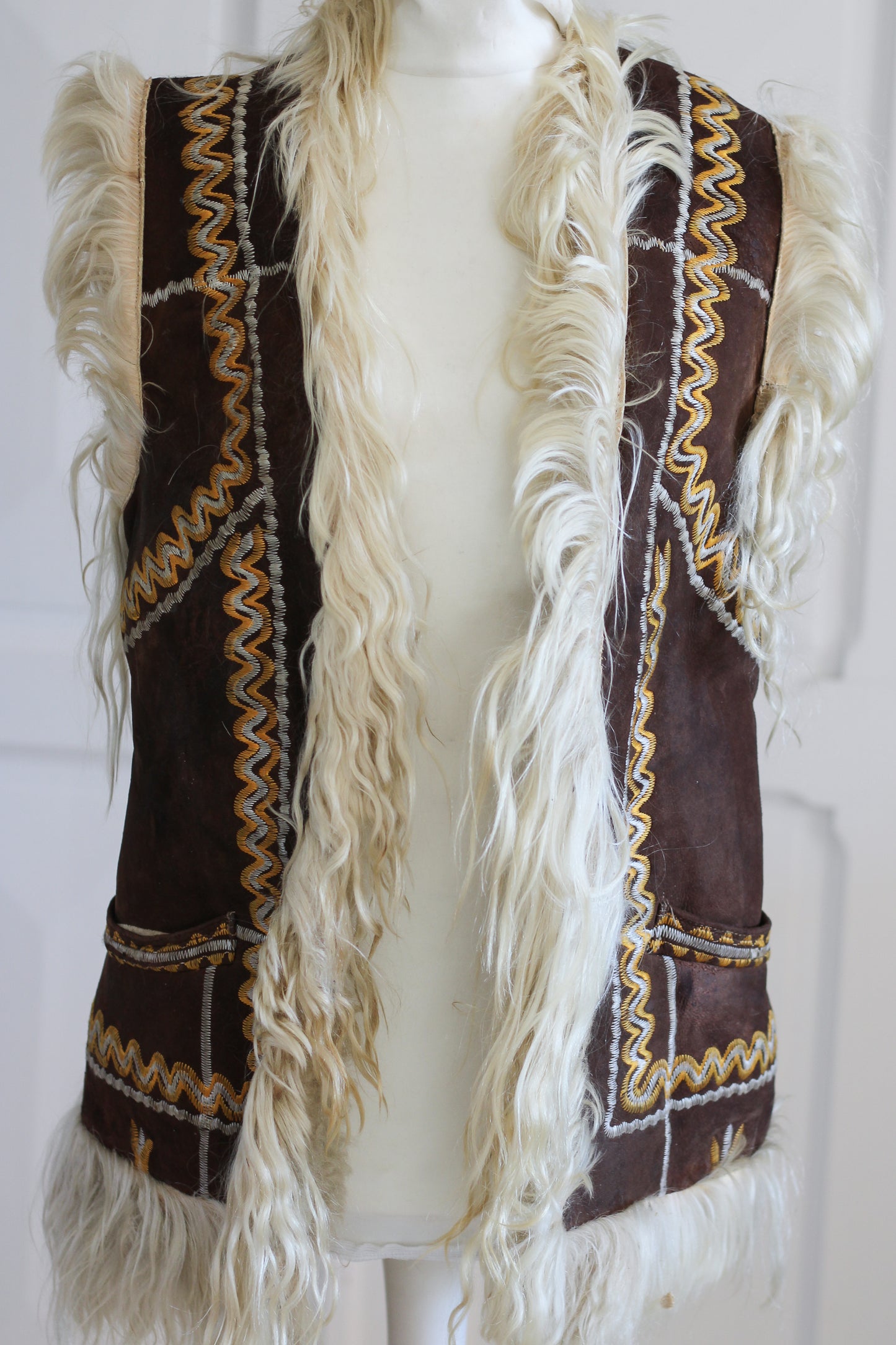 Gilet sans manches seventies