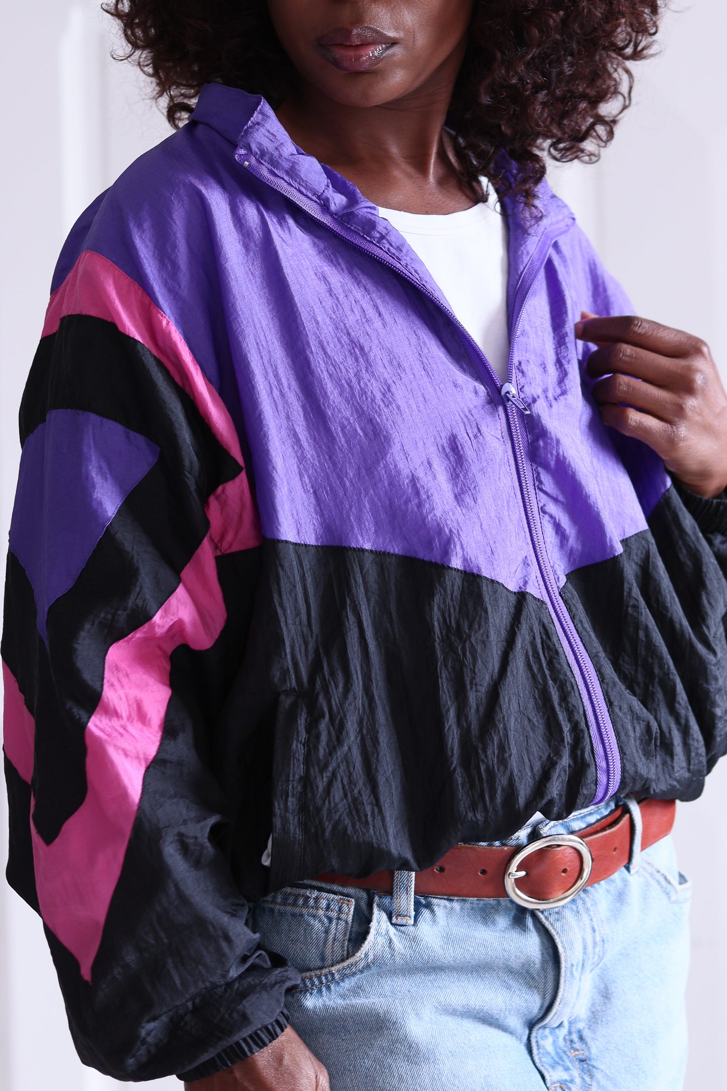 Veste sportswear vintage 1990