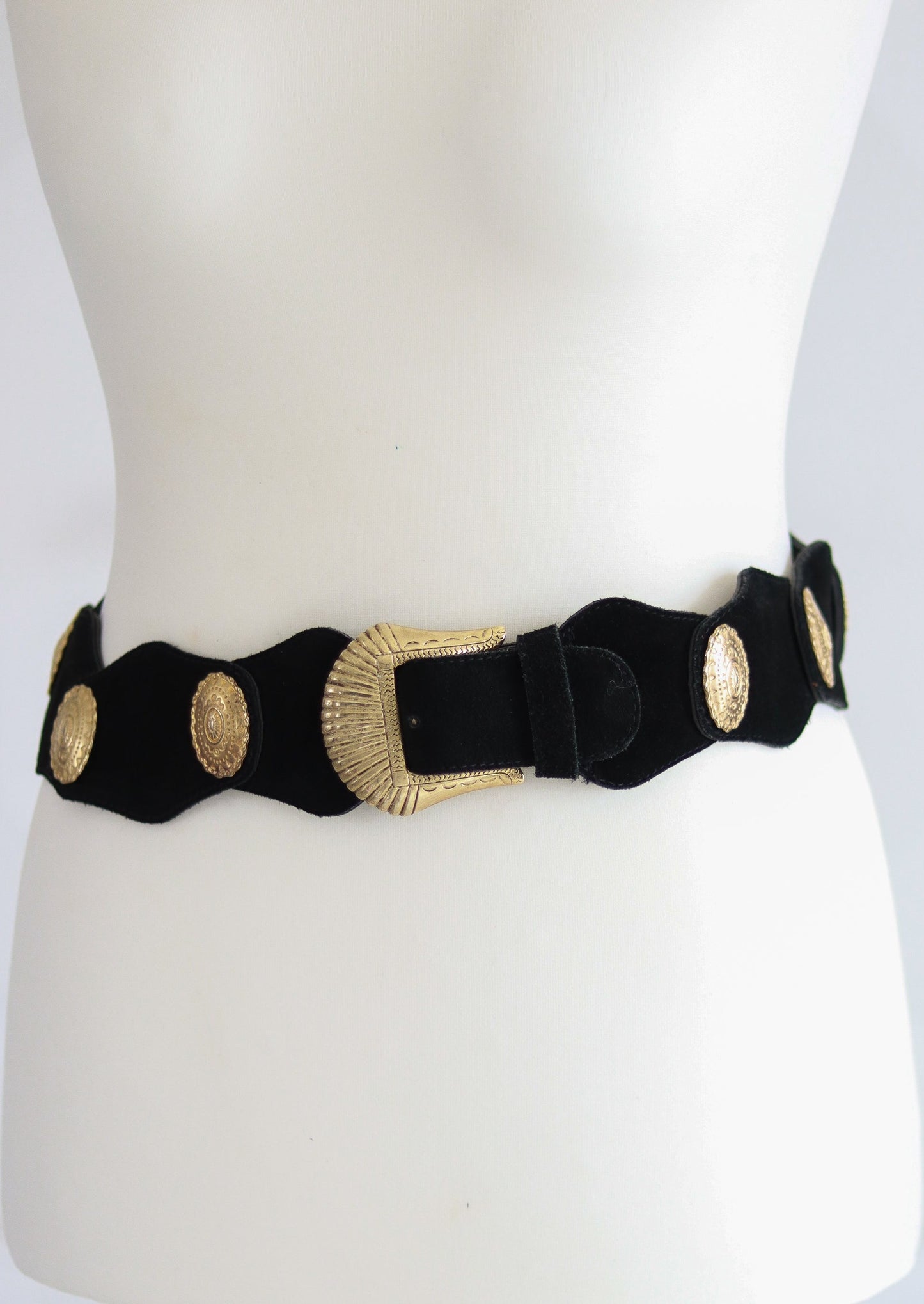 Ceinture en cuir daim