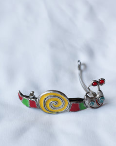 Barrette escargot fait main