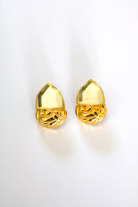 Boucles d'oreilles à clip années 80 signée JF