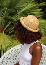 Charger l&#39;image dans la galerie, Chapeau cloche en paille