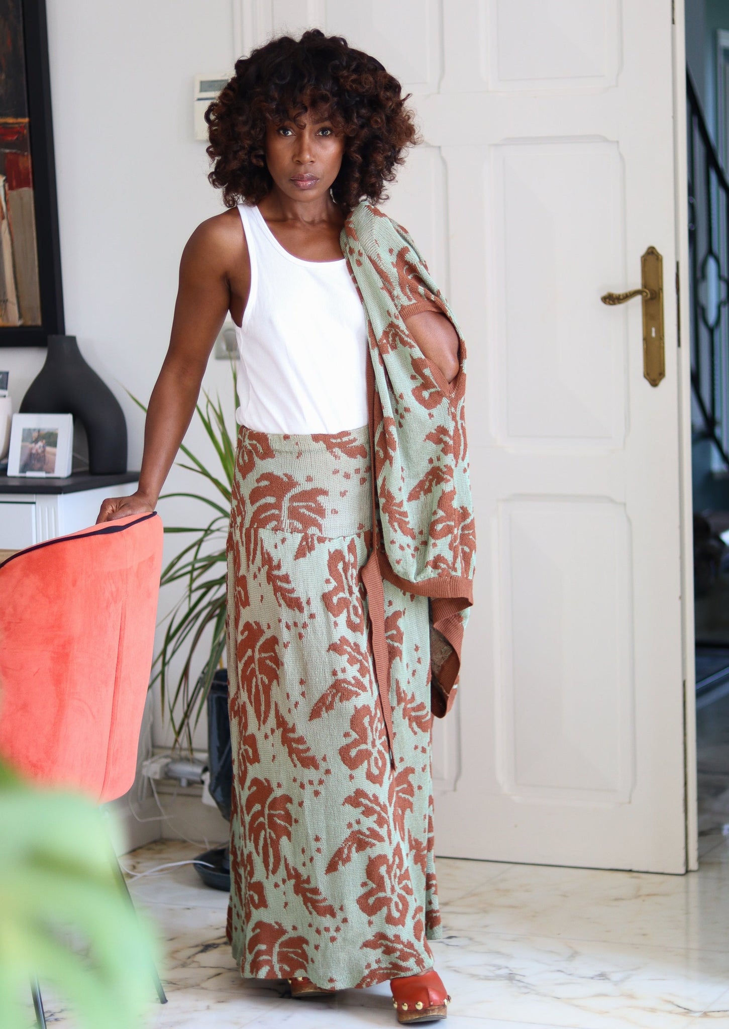 Ensemble jupe tricot imodi