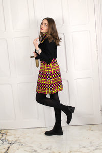 Ensemble robe années 60 fait main